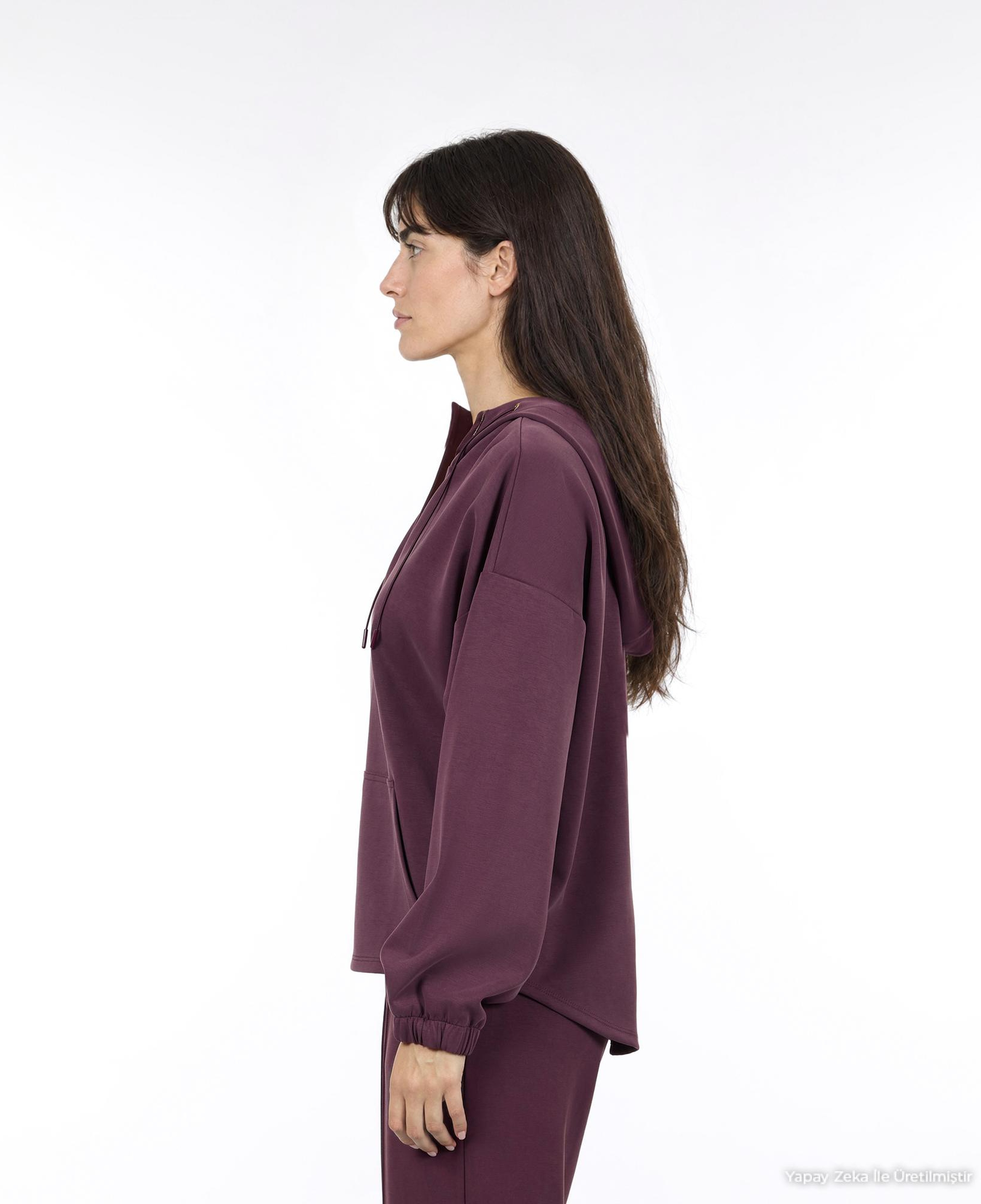 YARGICI Regular Kapüşonlu Yaka Uzun Kol Sweatshirt