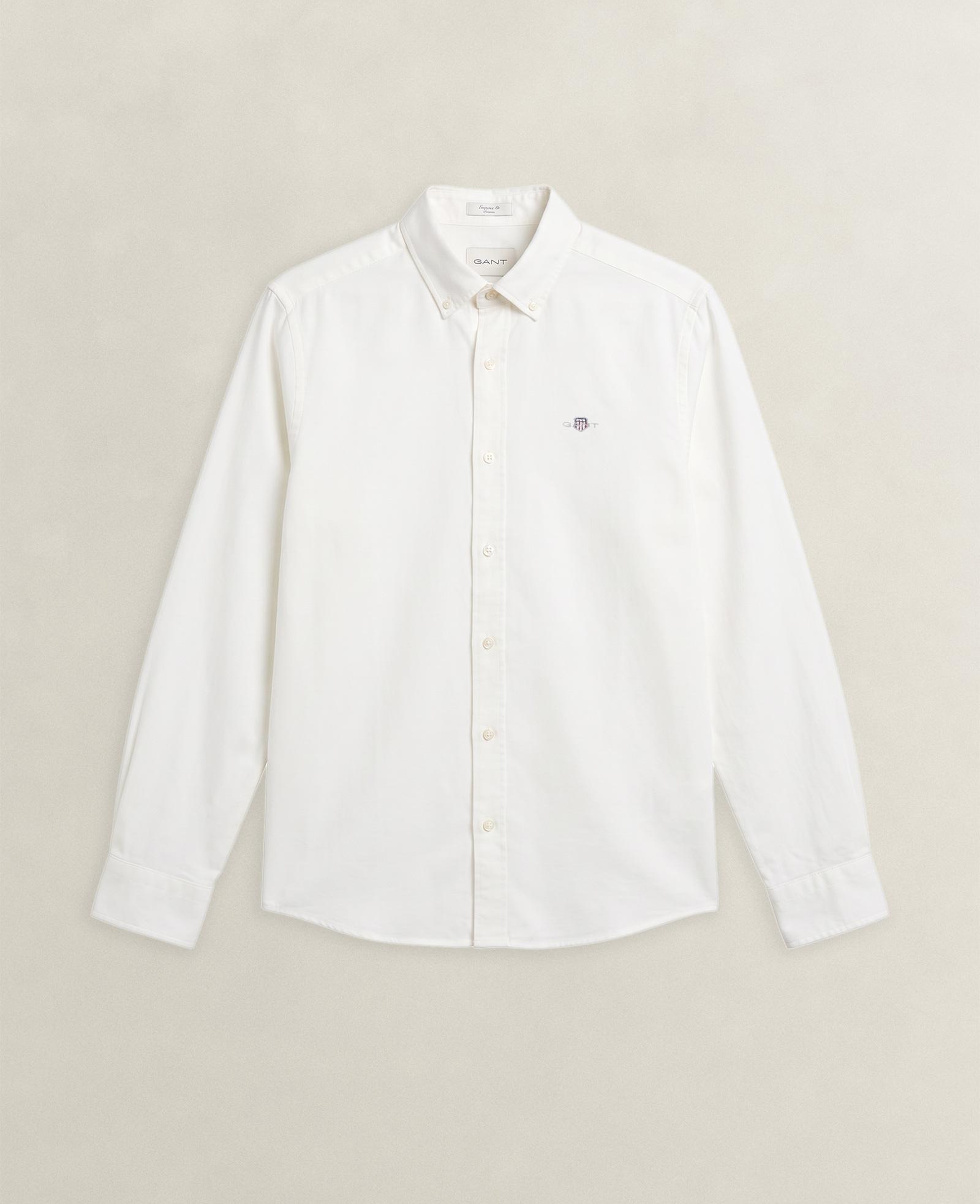 GANT Erkek Krem Regular Fit Gömlek