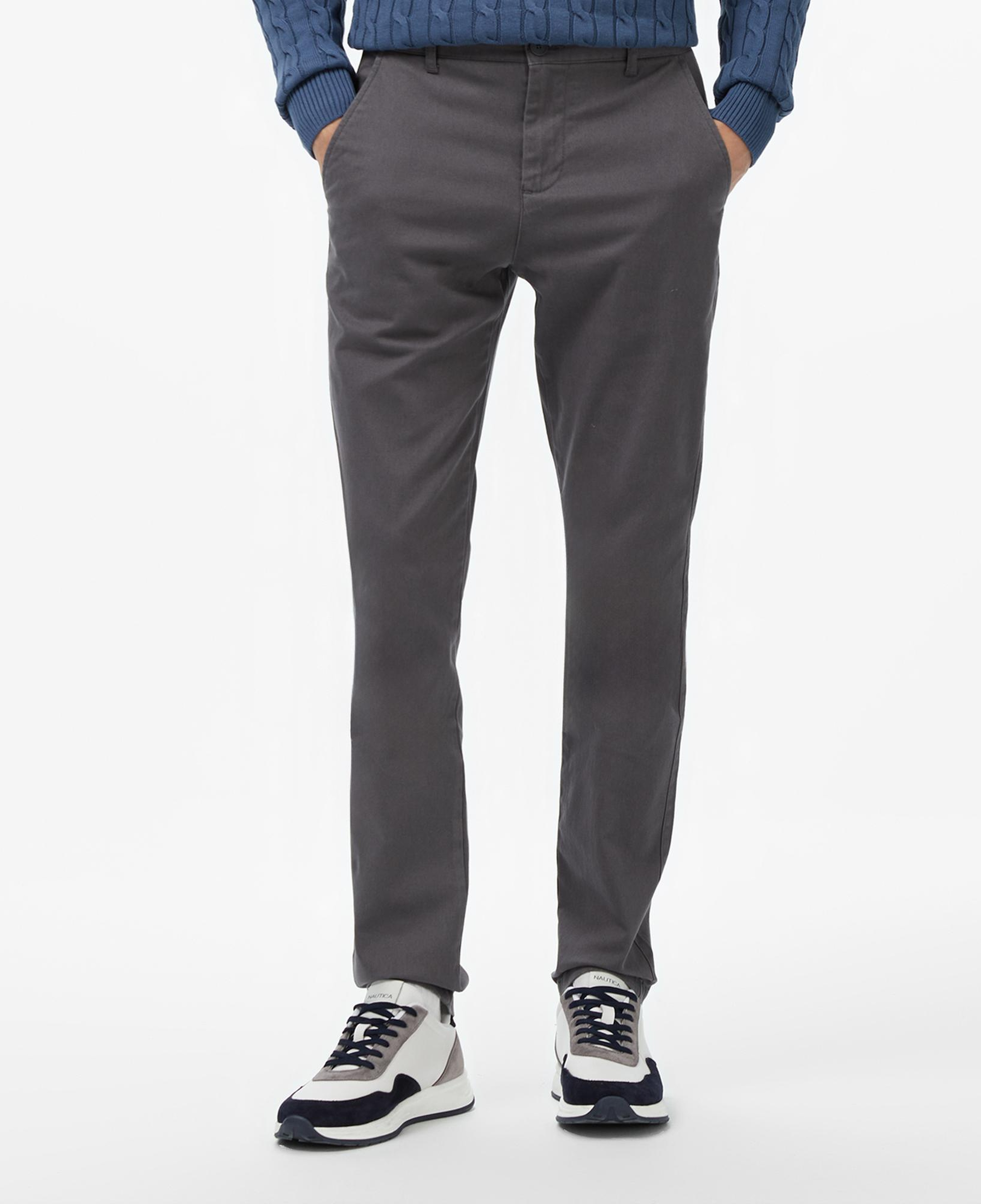 Nautica Erkek Gri Slim Fit Pantolon