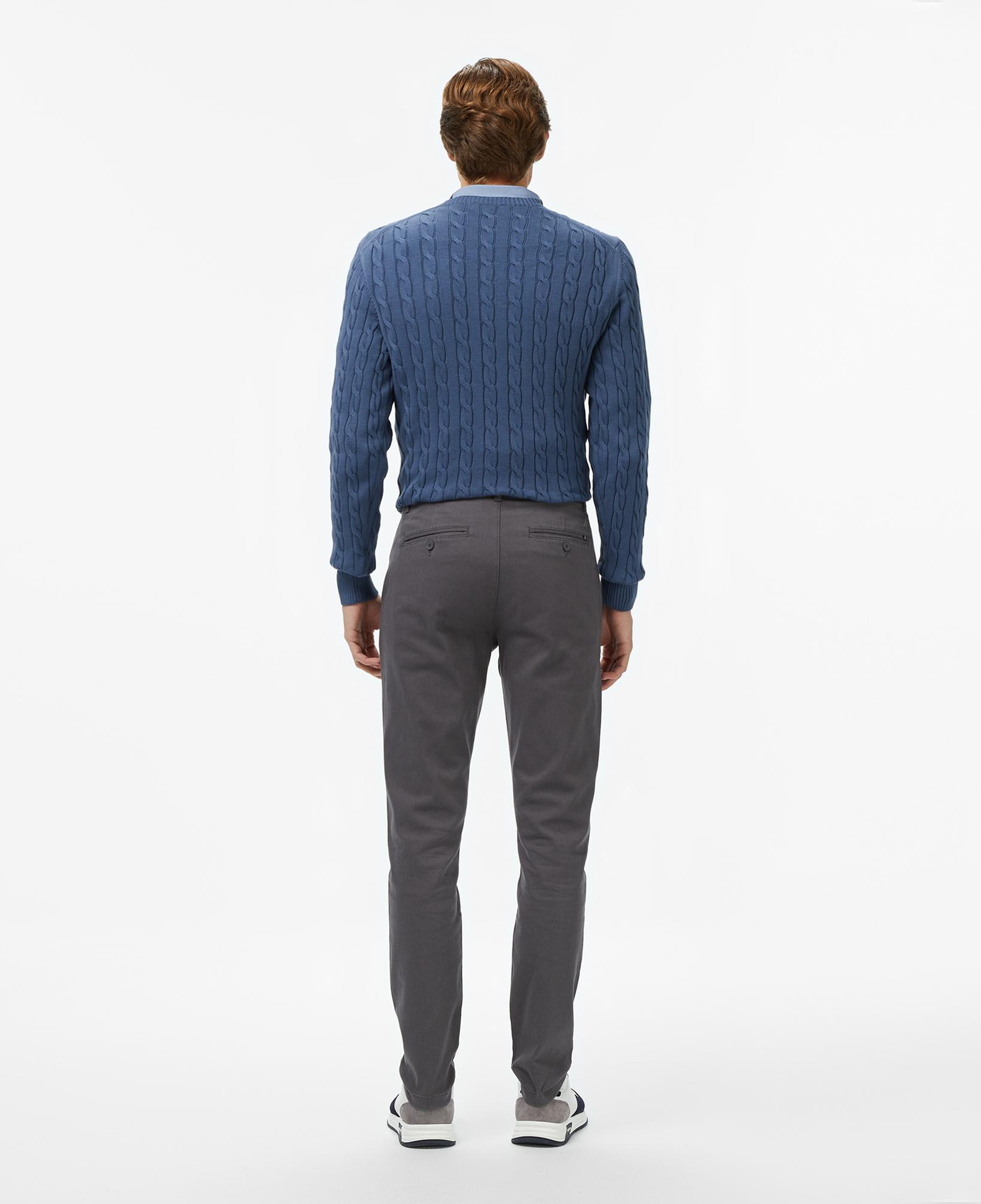 Nautica Erkek Gri Slim Fit Pantolon