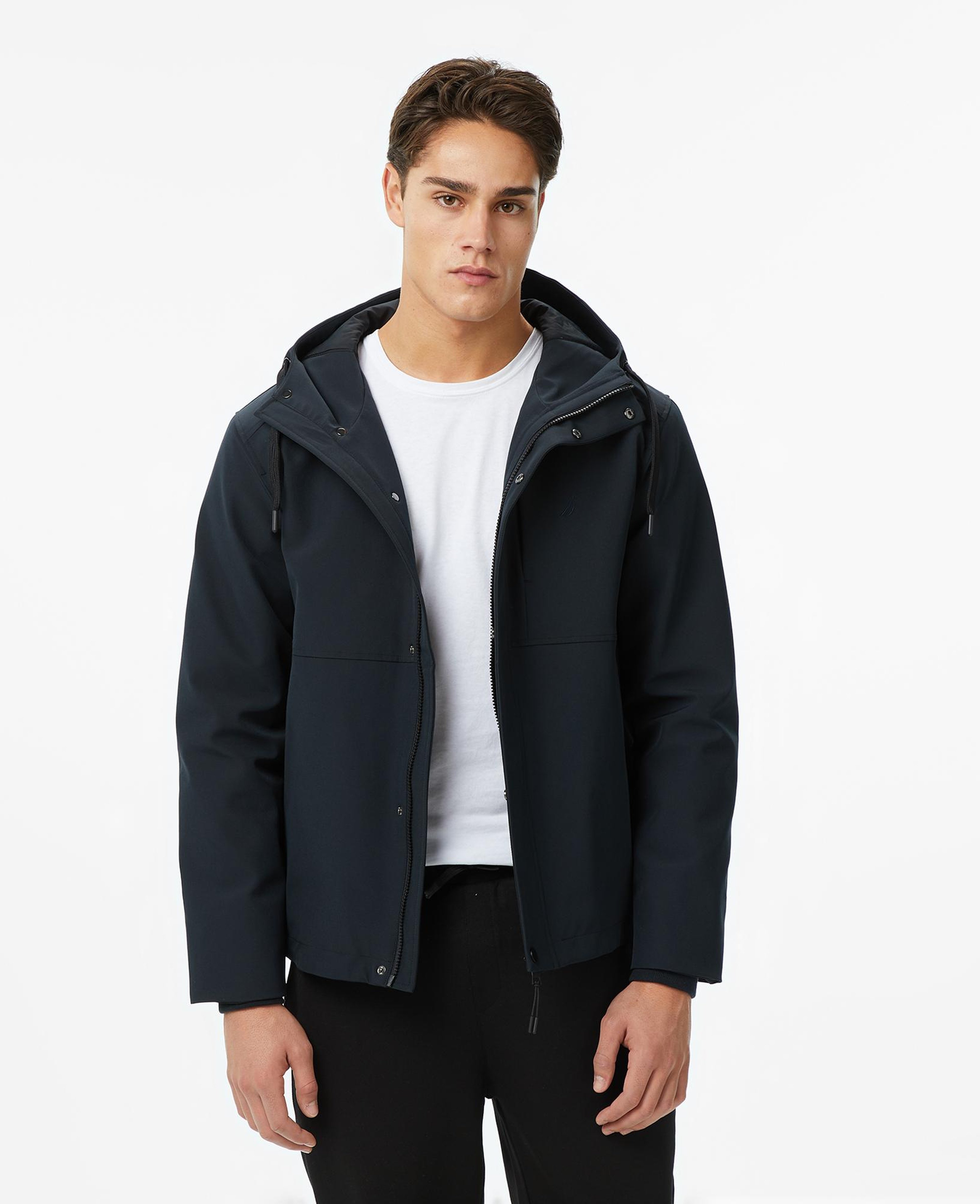 Nautica Erkek Siyah Regular Fit Mont