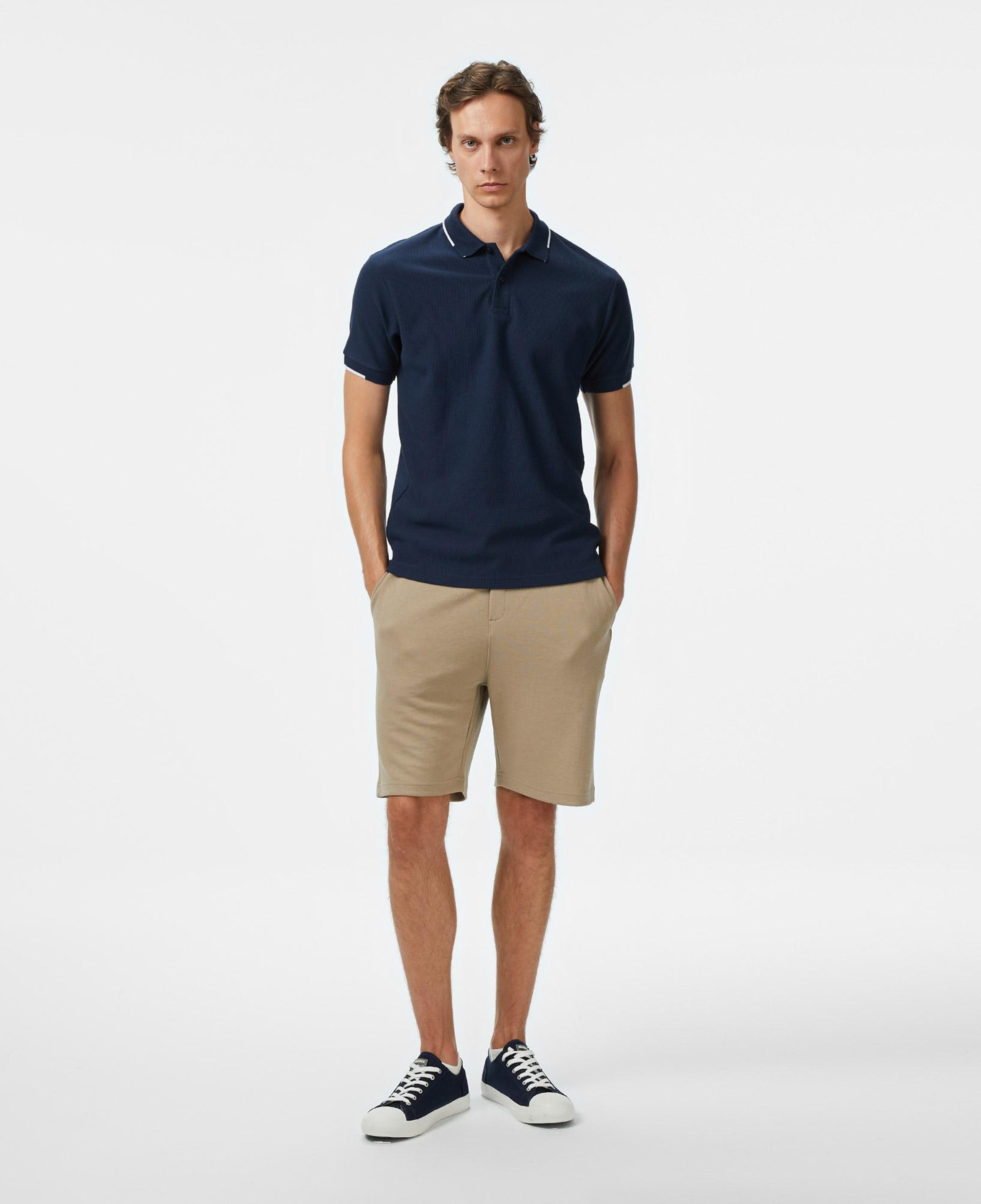Nautica Erkek Lacivert Classic Fit Polo Yaka T-Shirt