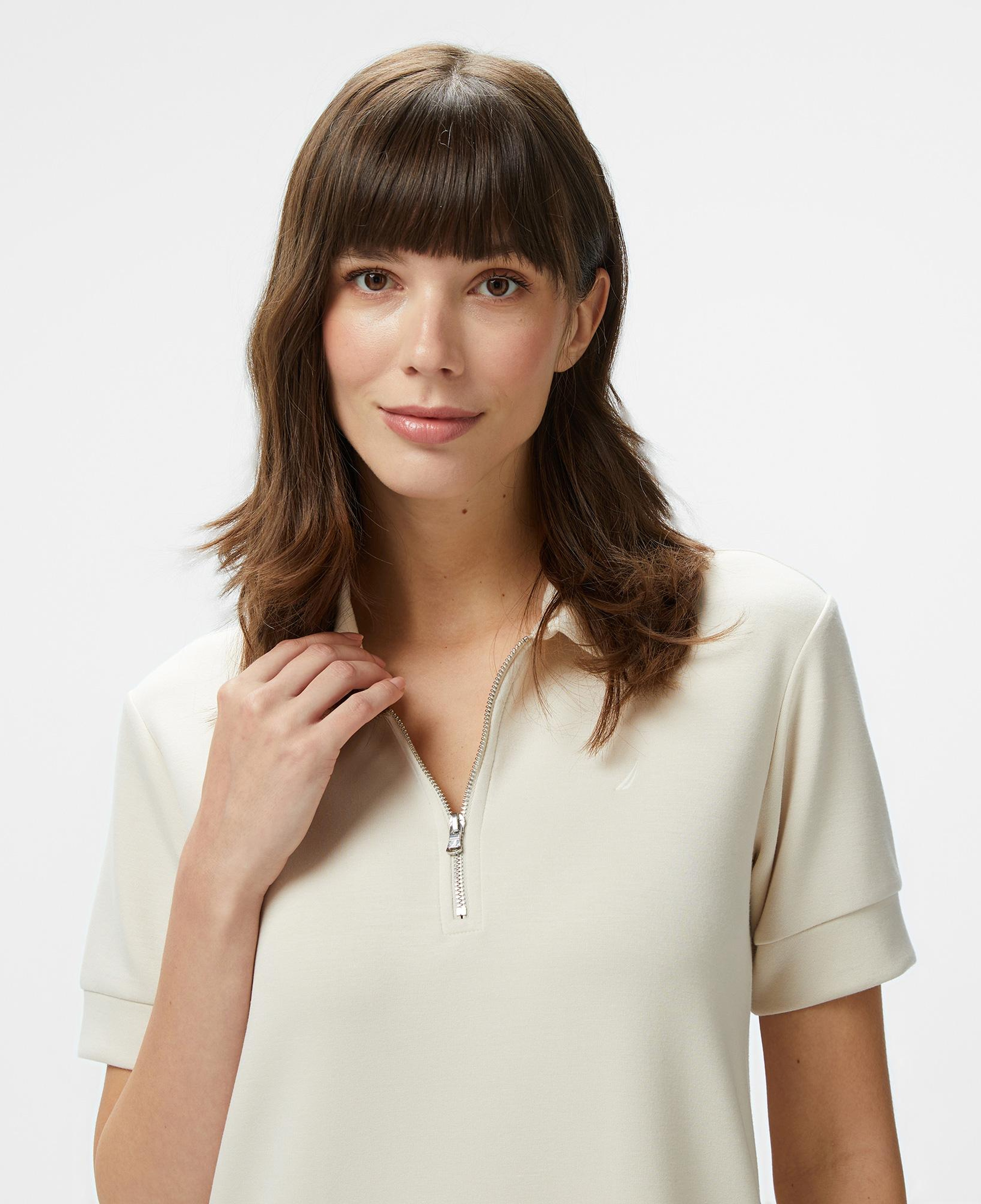 Nautica Kadın Krem Regular Fit Elbise