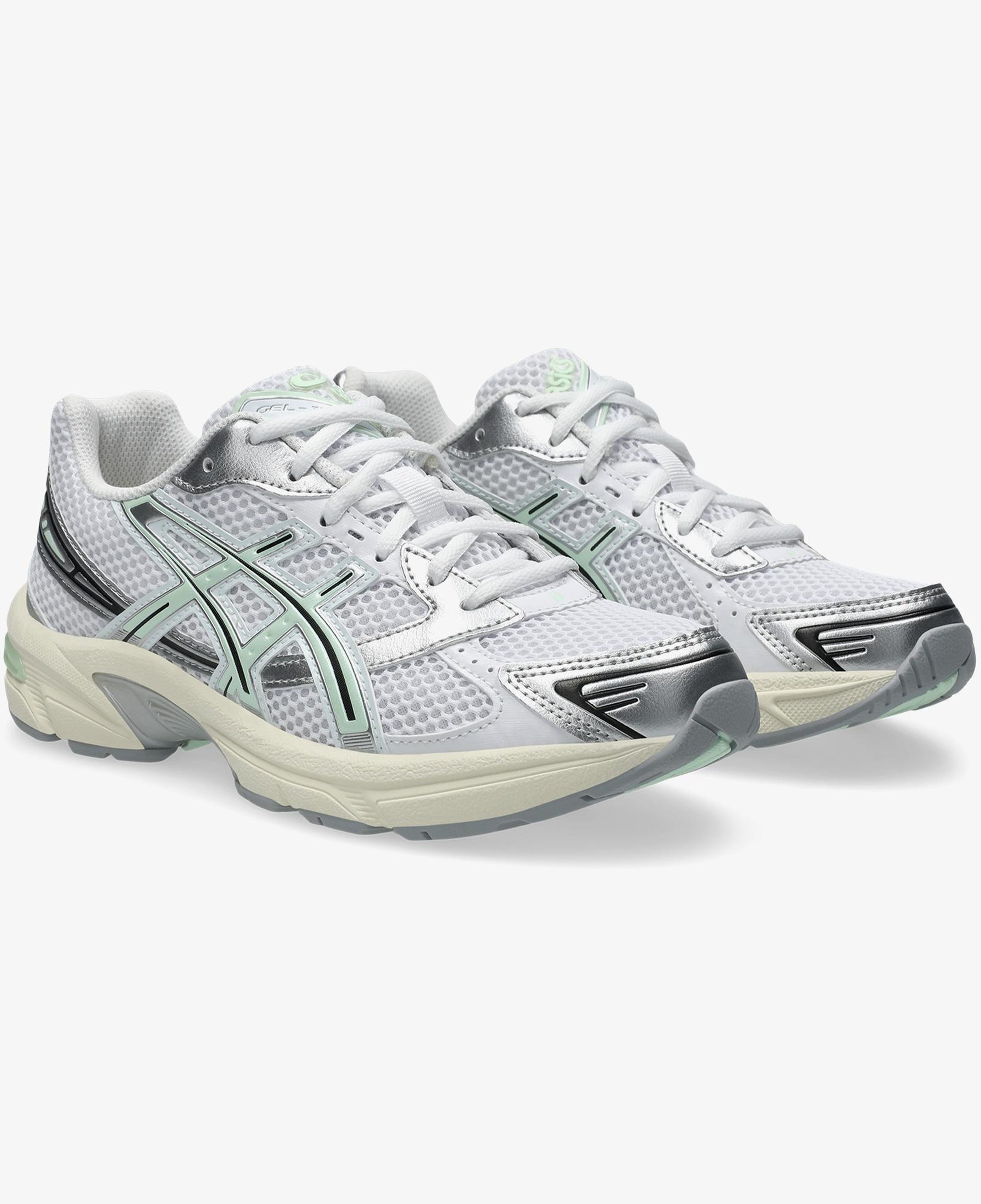 Asics Gel-1130 Kadın Yeşil Detaylı Beyaz Spor Ayakkabı