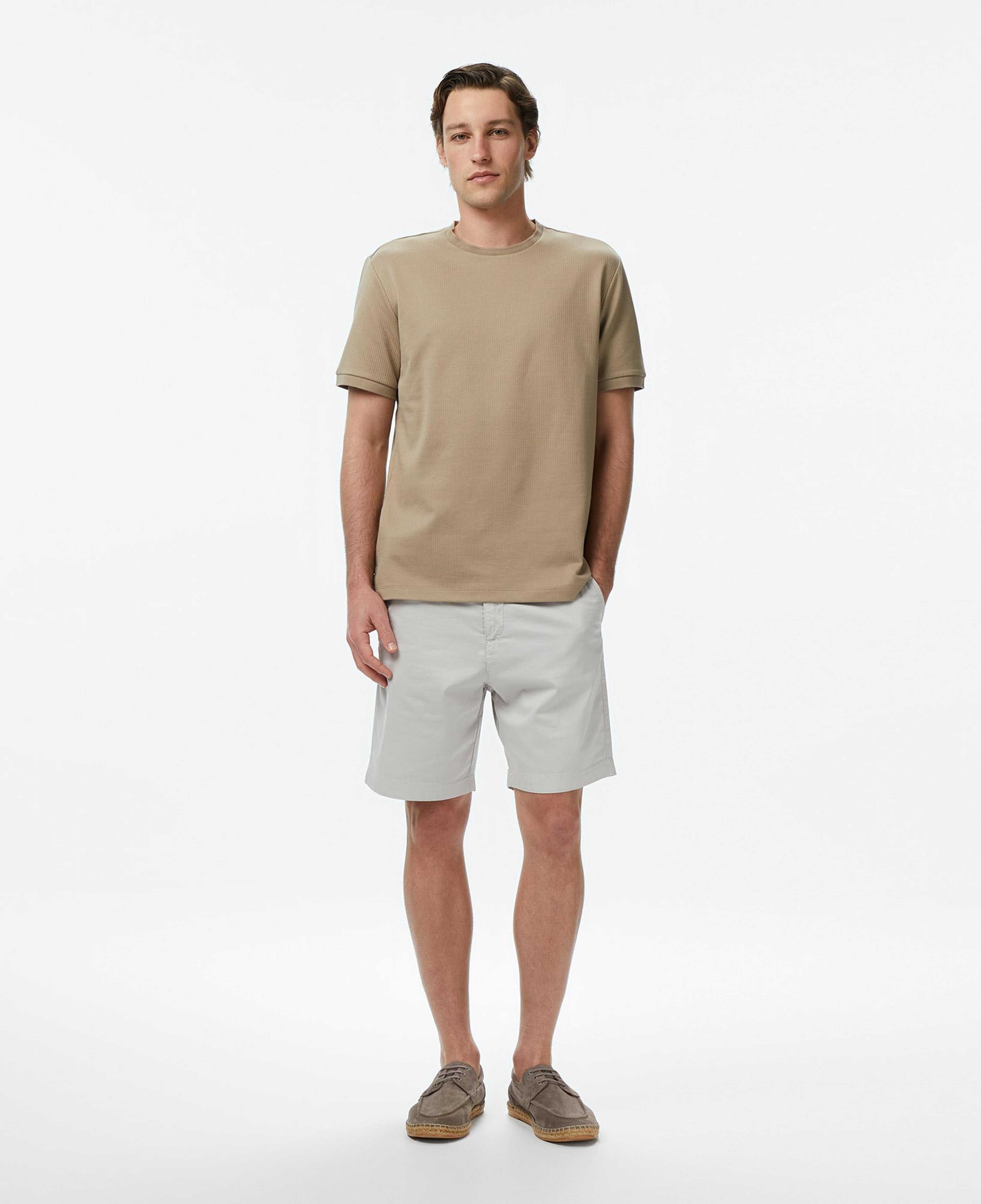Nautica Erkek Bej Regular Fit T-Shirt