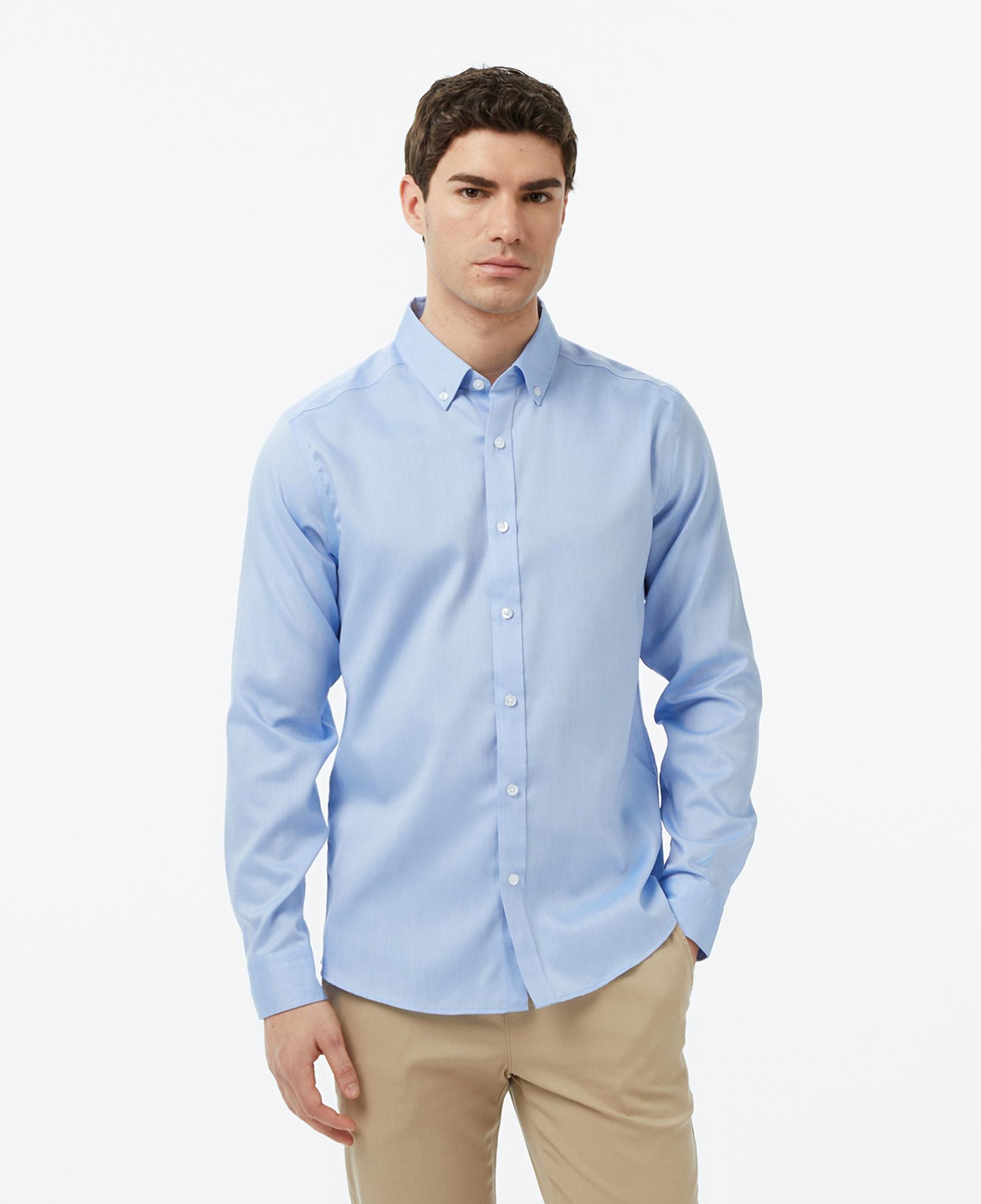 Nautica Erkek Mavi Slim Fit Gömlek