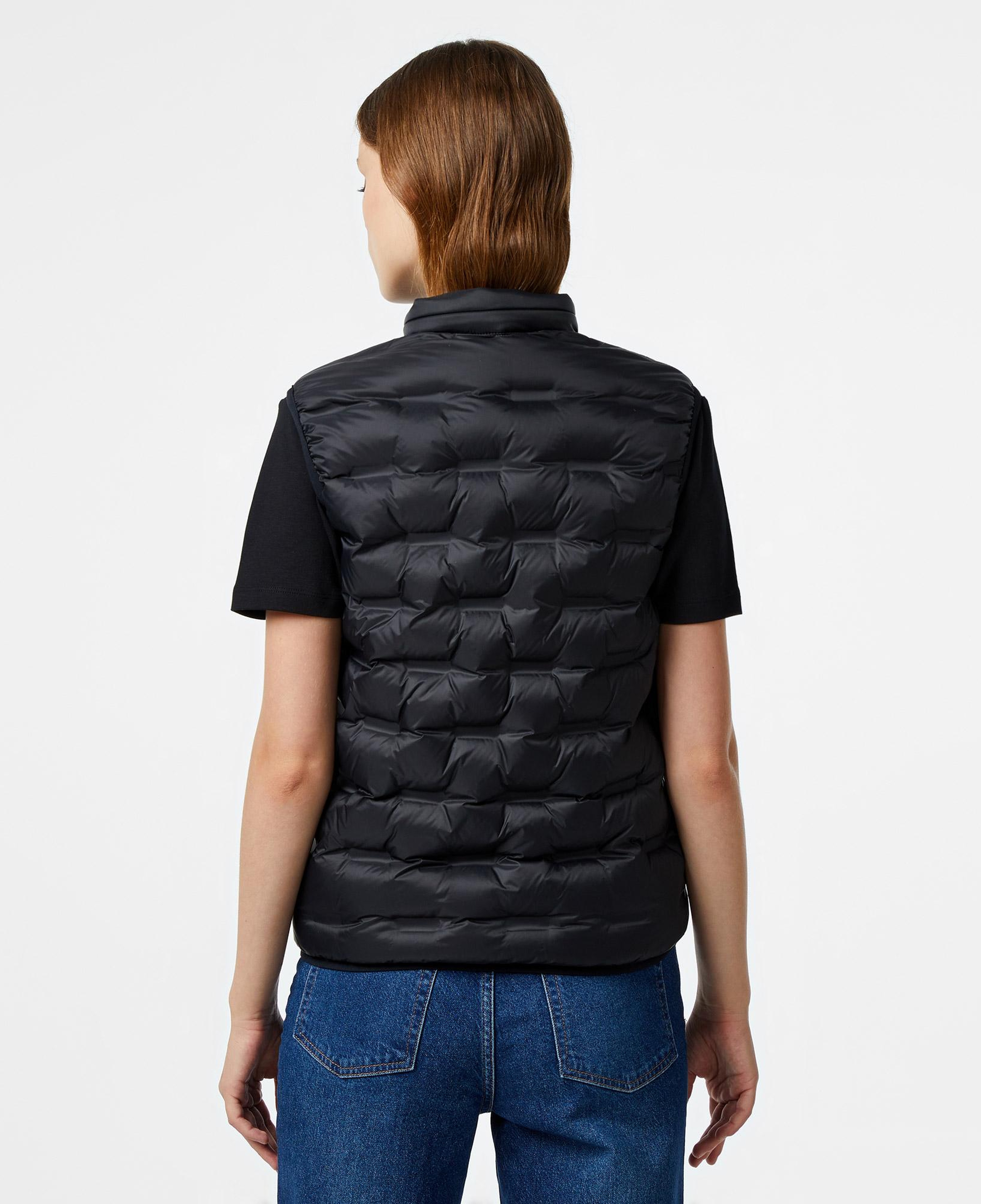 Kadın Kapitone Regular Fit Kapüşonlu Kapitone Siyah Yelek