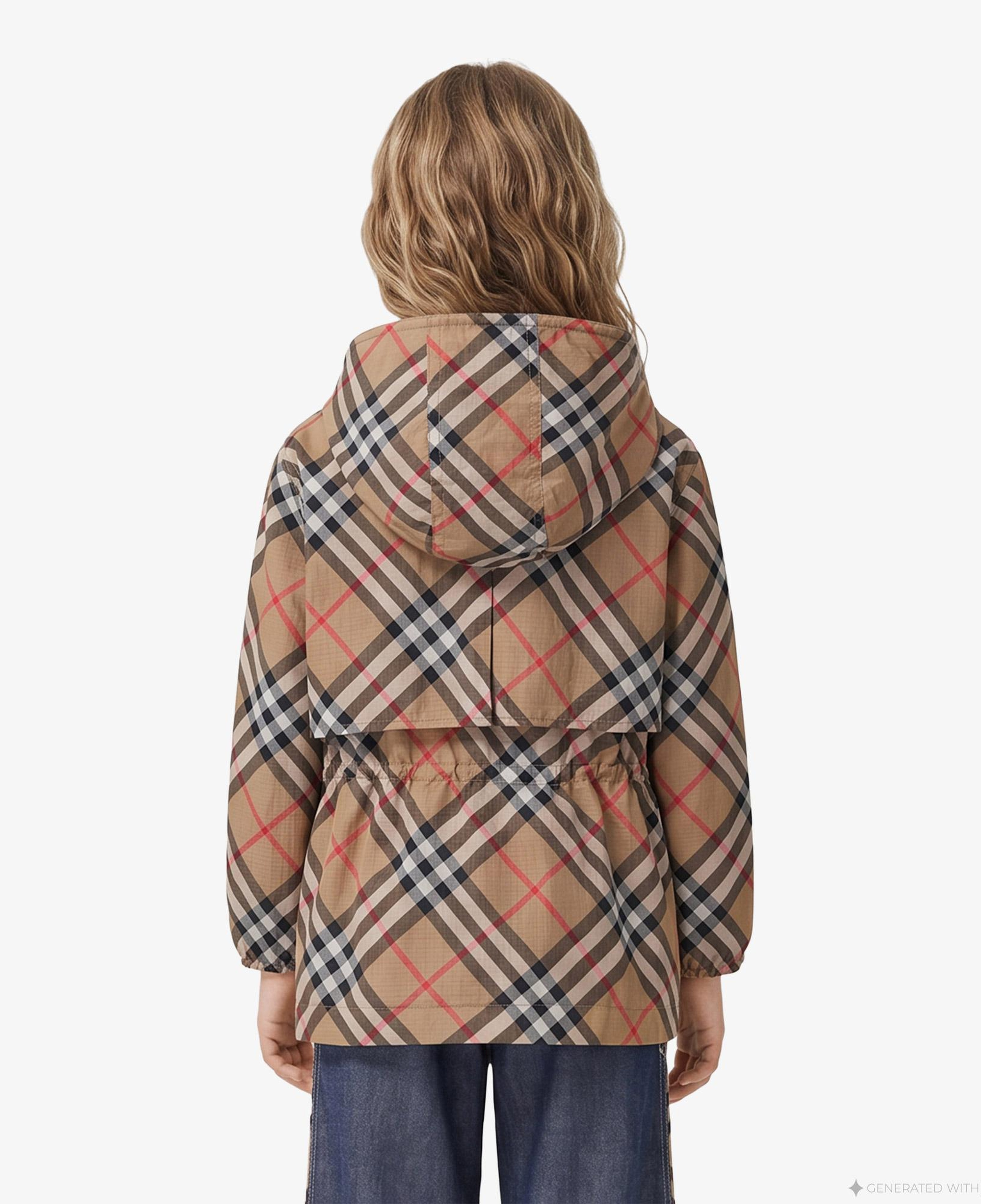 Burberry Bridget Nylon Çocuk Bej Mont