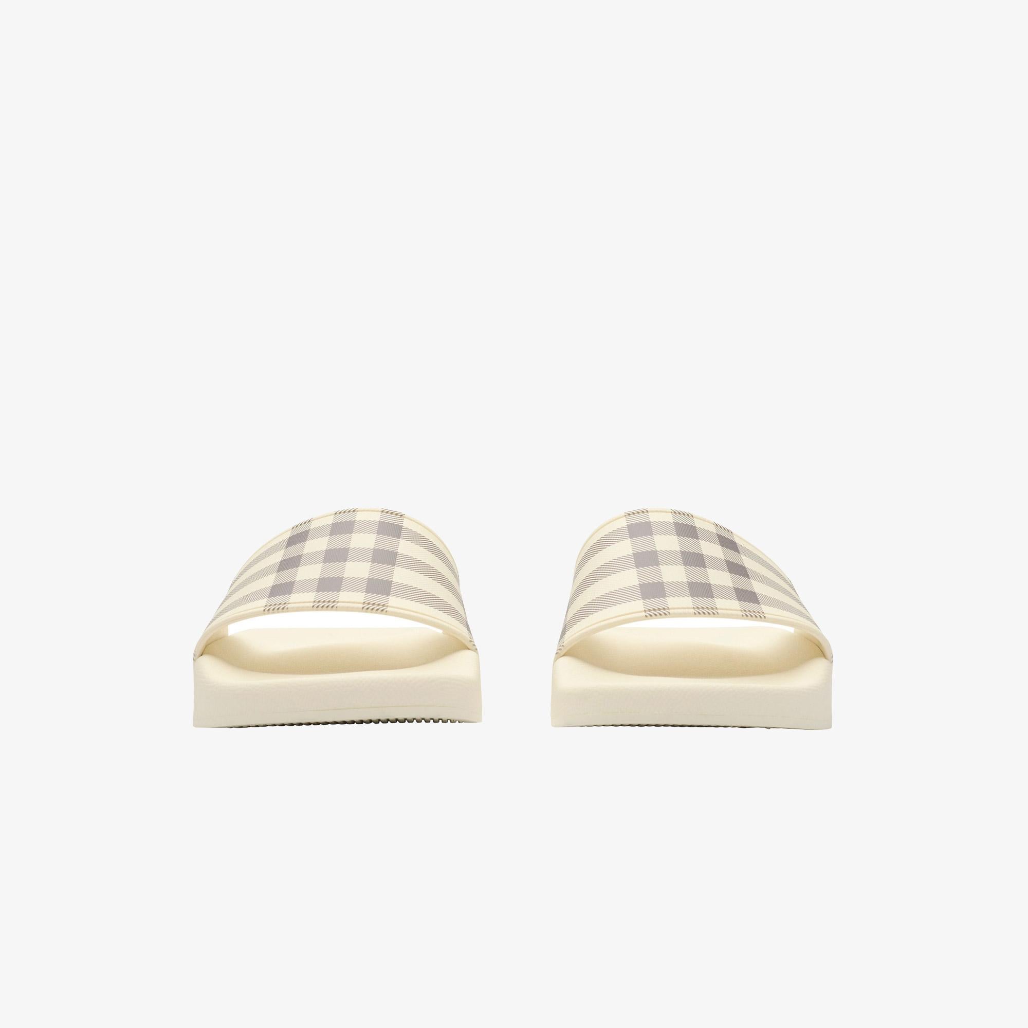Burberry Furley Check Kadın Bej Terlik