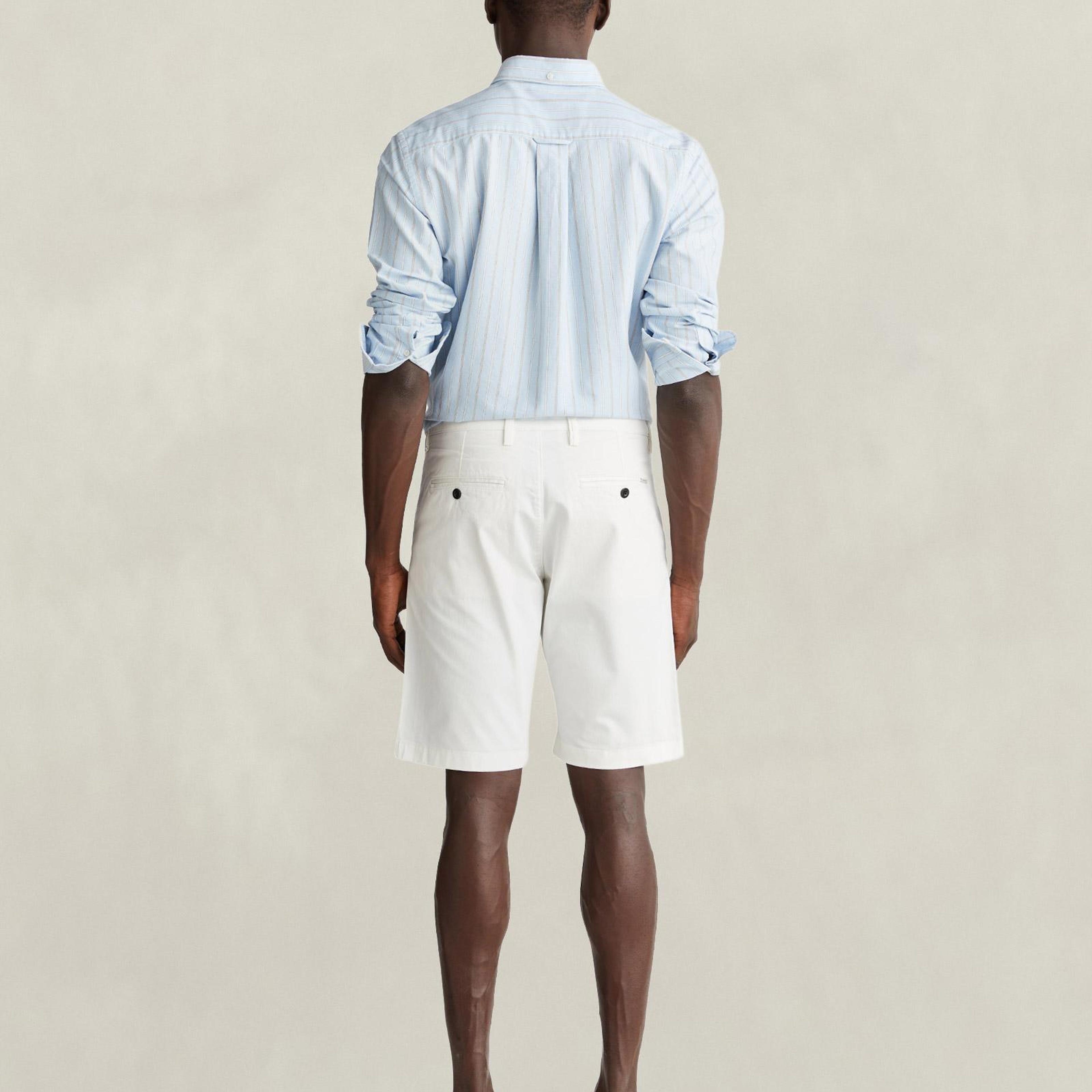 GANT Erkek Beyaz Relaxed Fit Chino Şort
