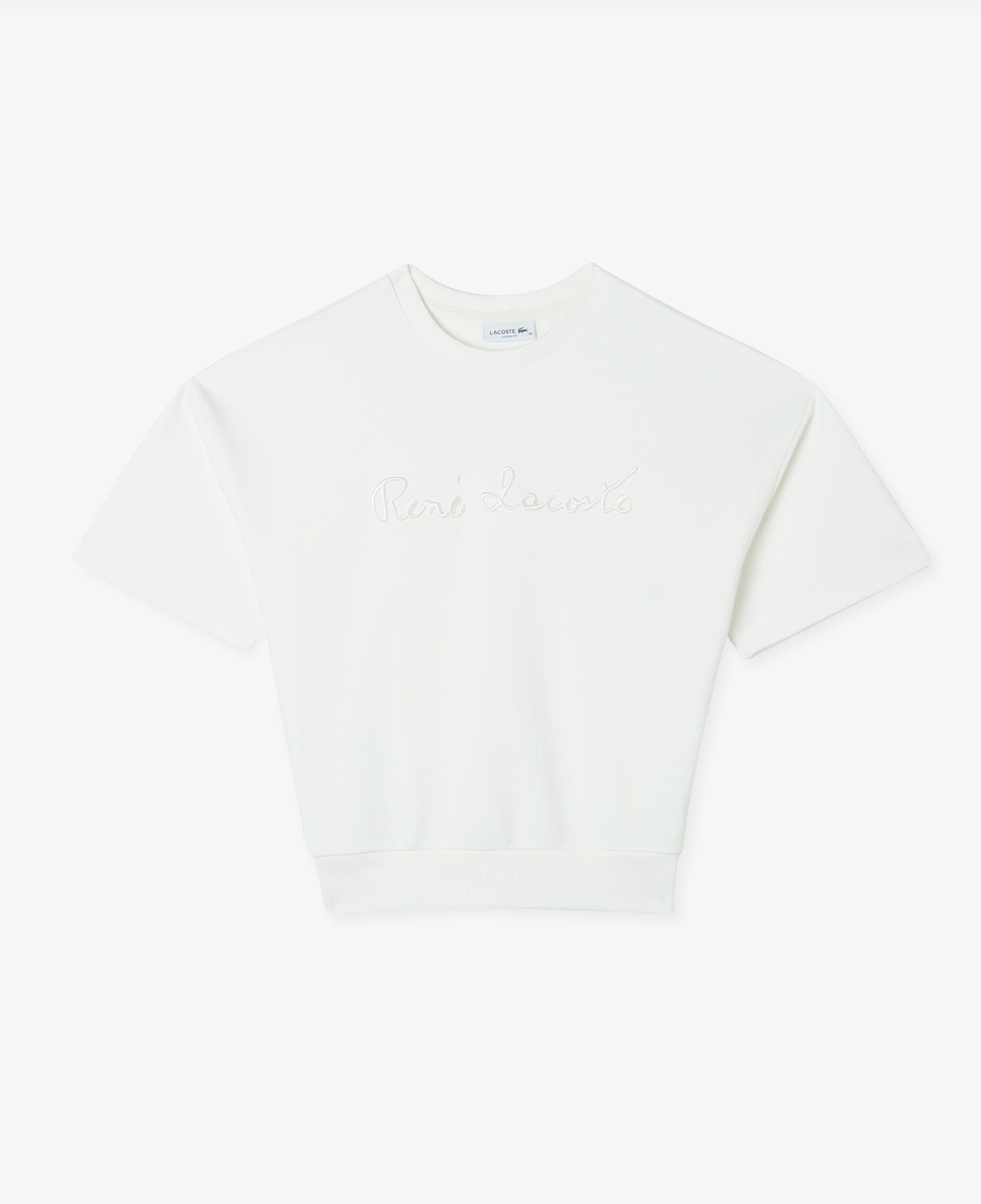 Lacoste Loose Fit Kadın Beyaz T-Shirt