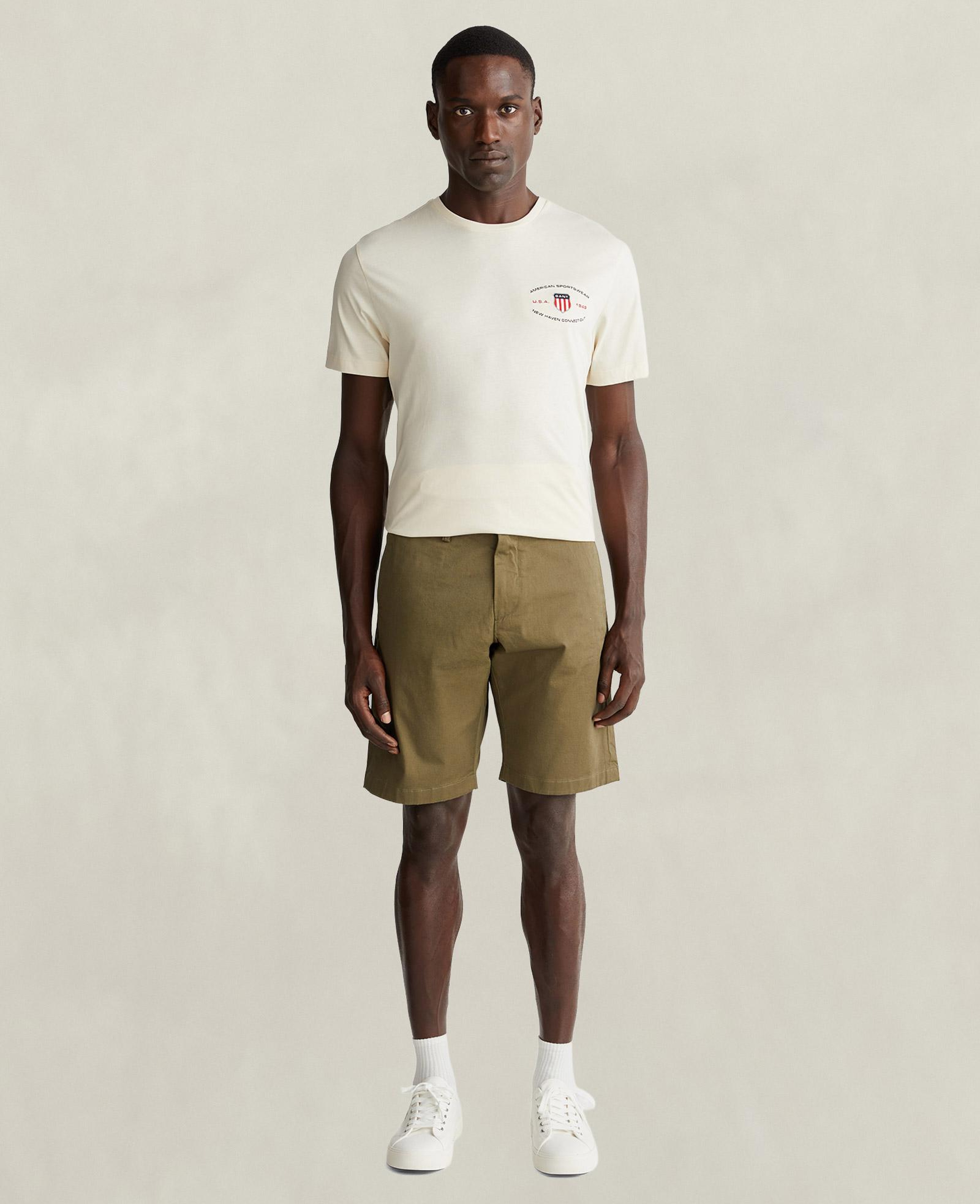 GANT Erkek Yeşil Relaxed Fit Chino Şort