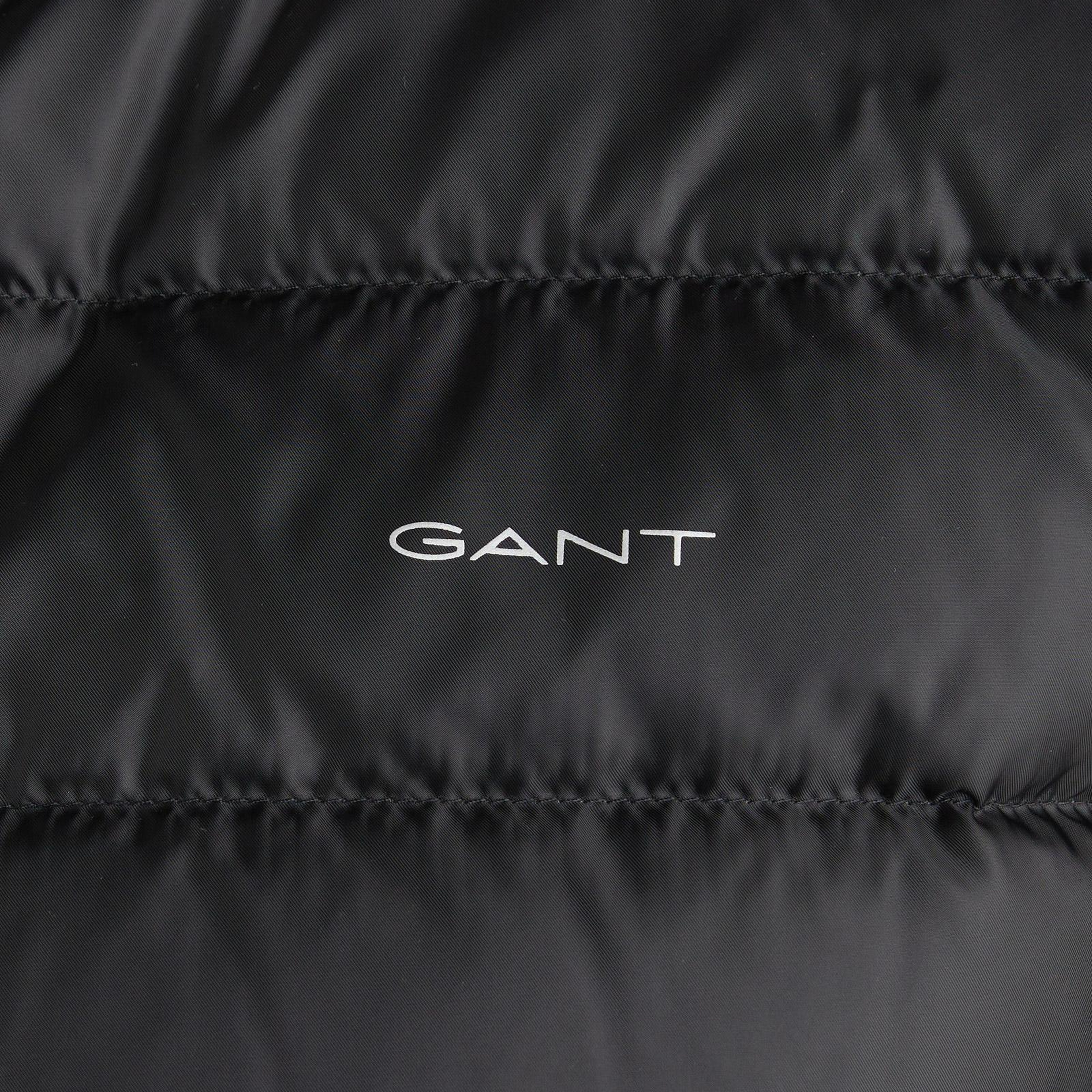GANT Erkek Siyah Regular Fit Dik Yaka Kaz Tüyü Yelek
