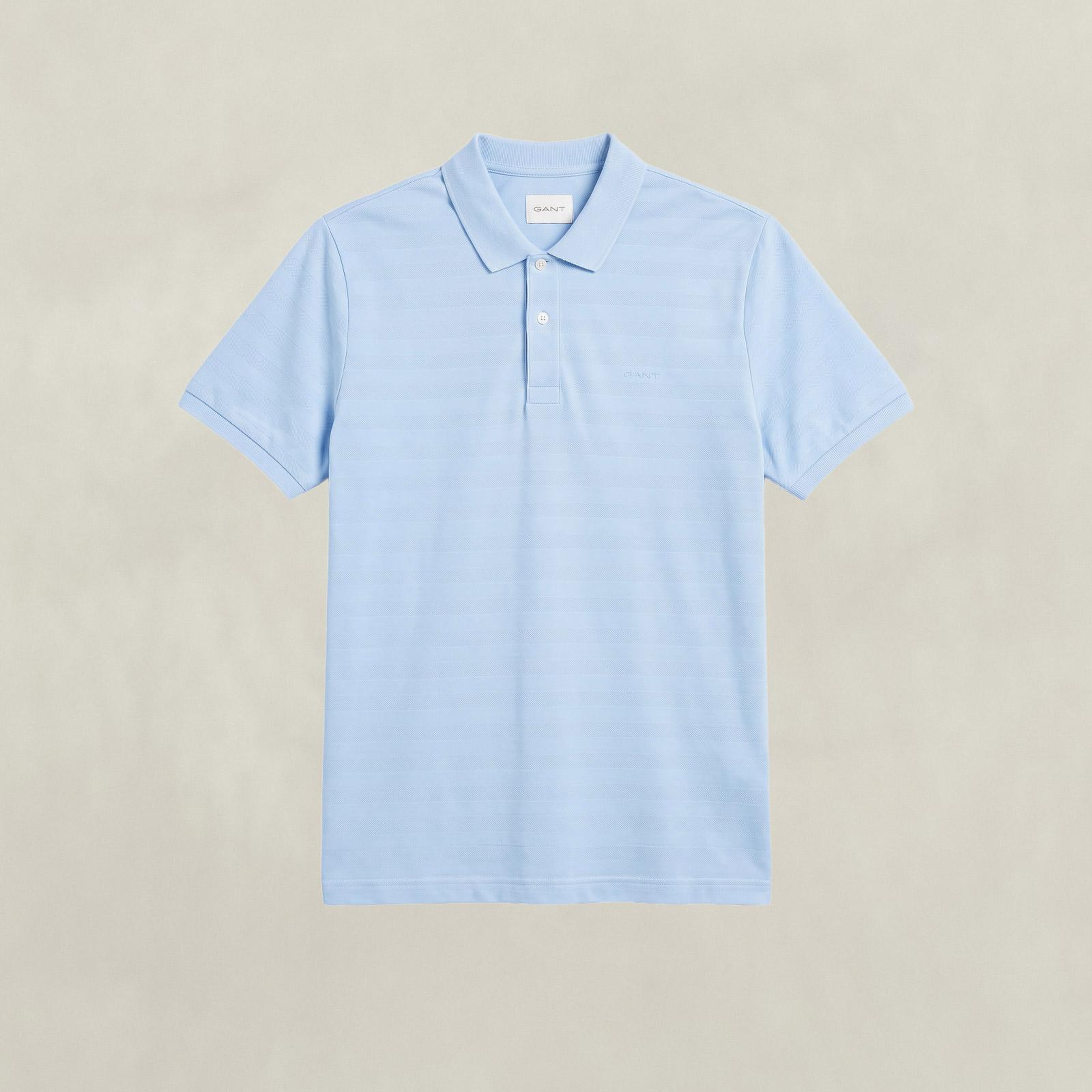 GANT Erkek Mavi Regular Fit Polo Yaka T-Shirt