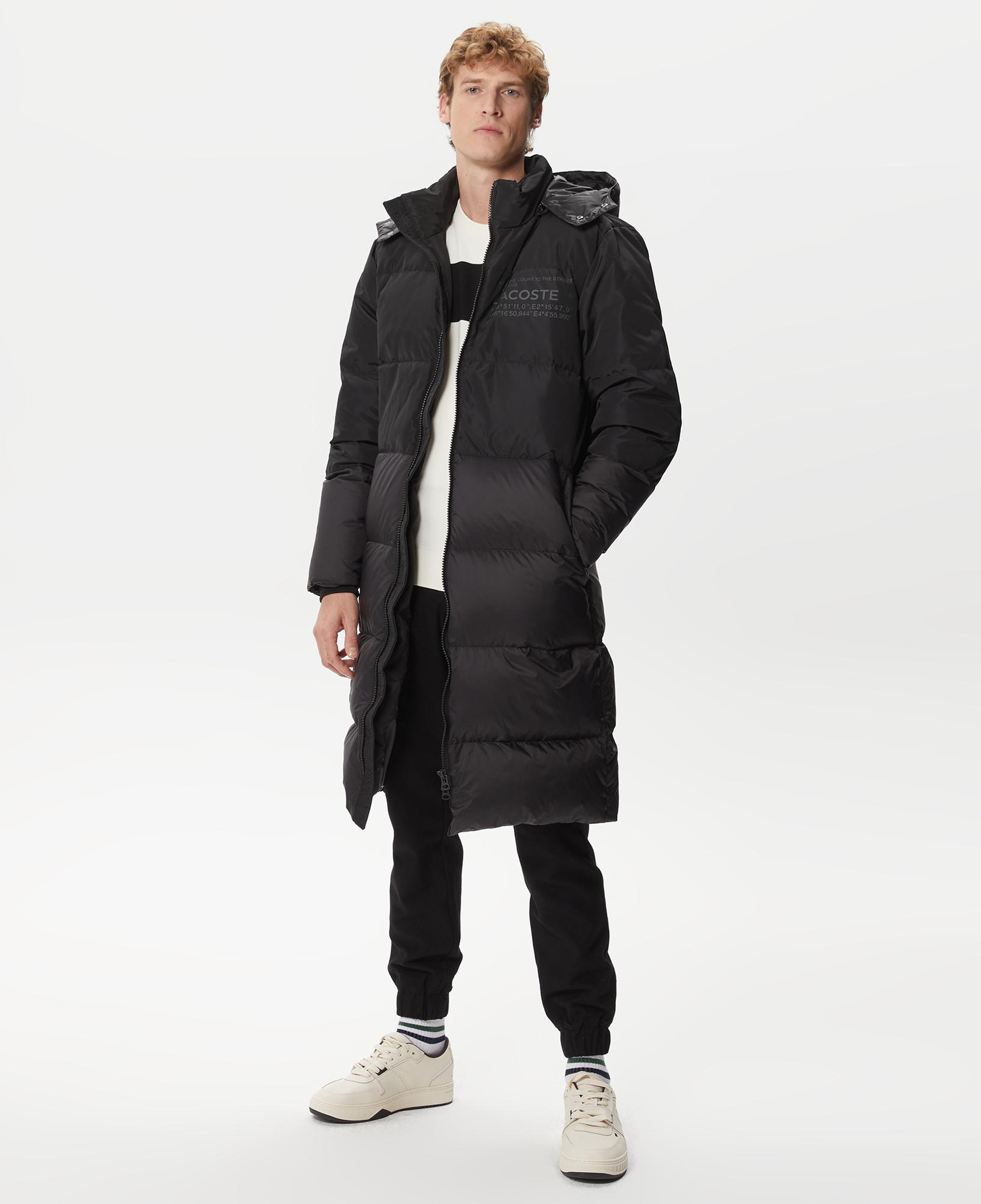 Lacoste Erkek Siyah Mont