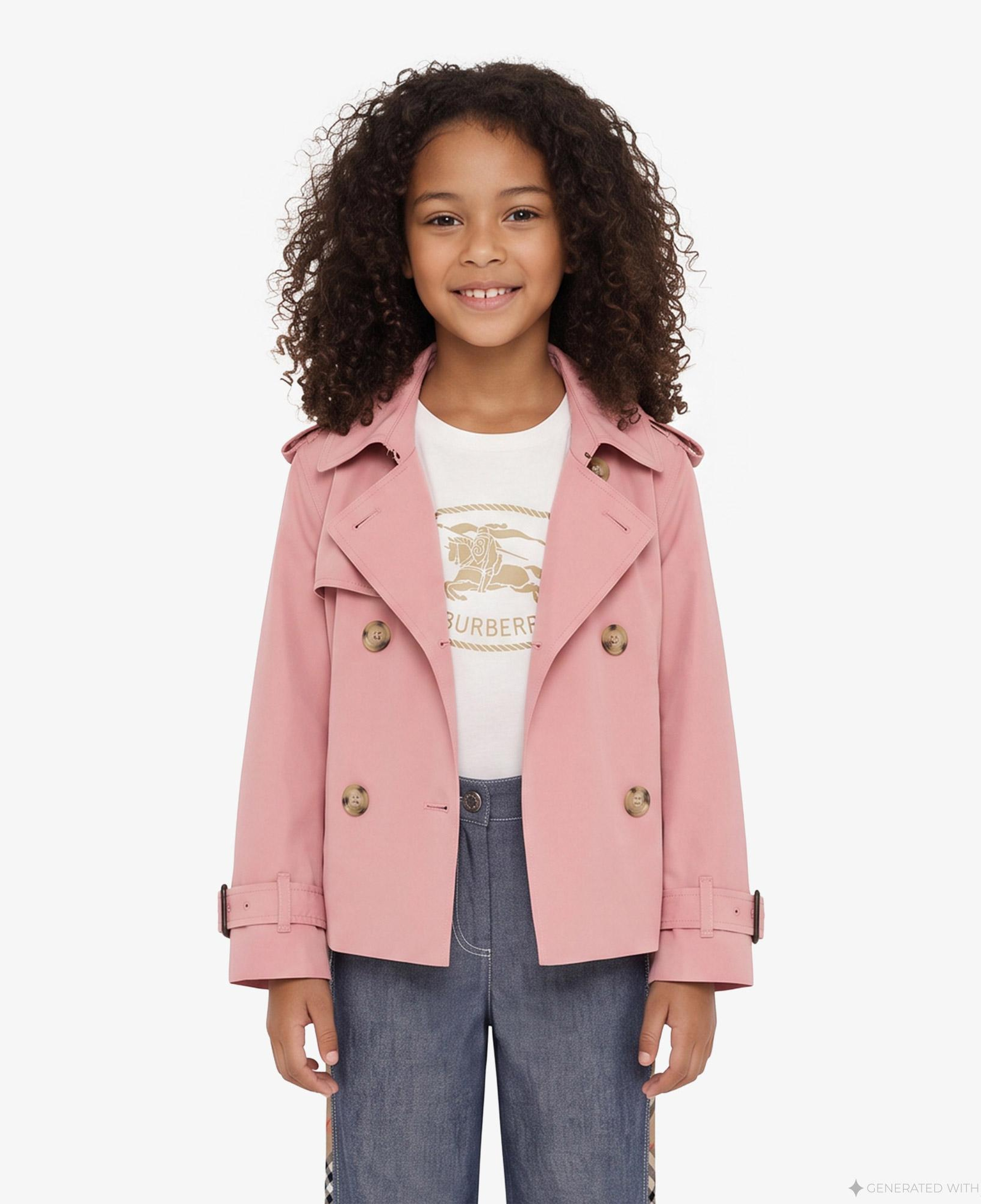 Burberry Rosie Çocuk Pembe Mont