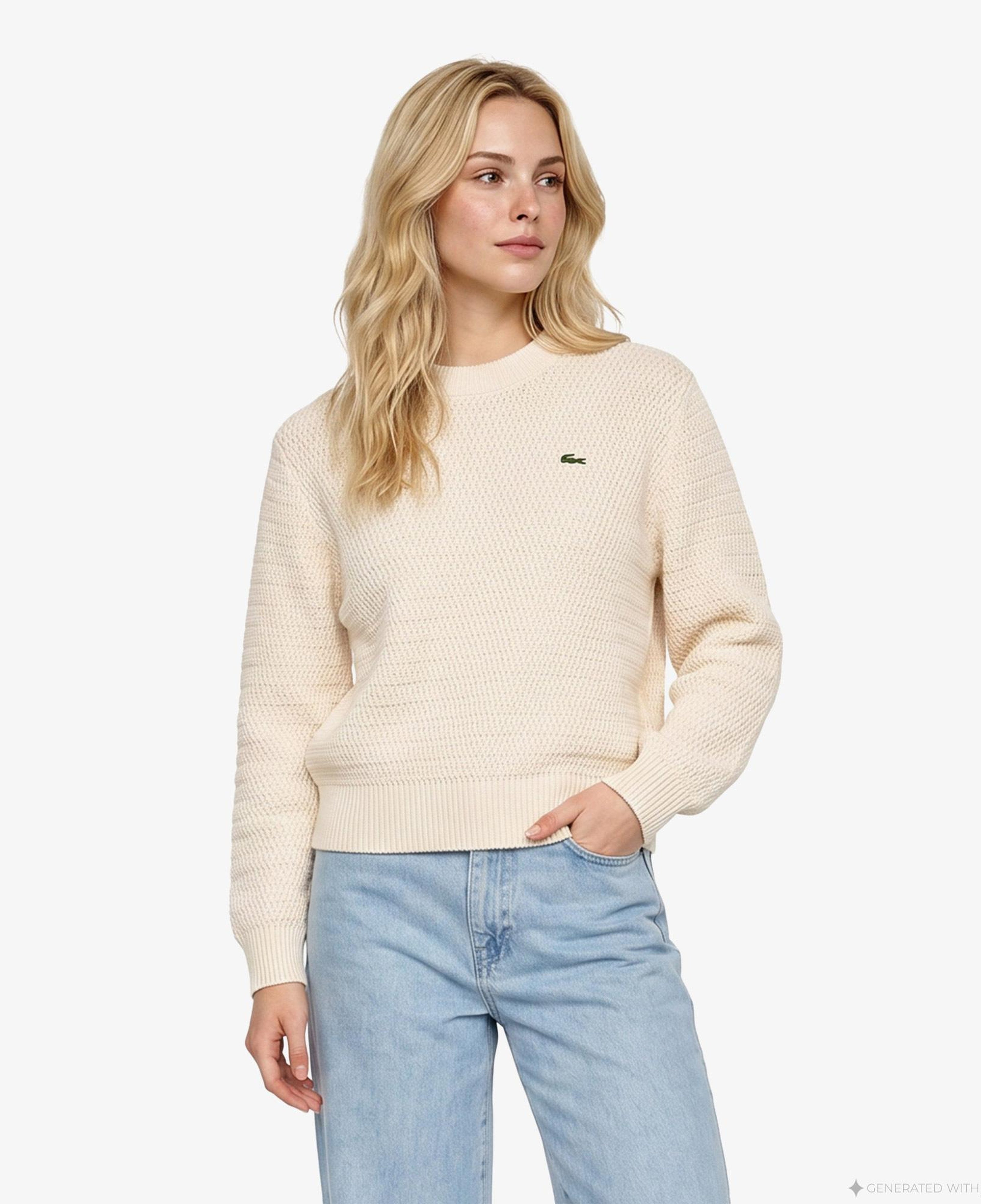Lacoste Kadın Yün Karışımlı Triko