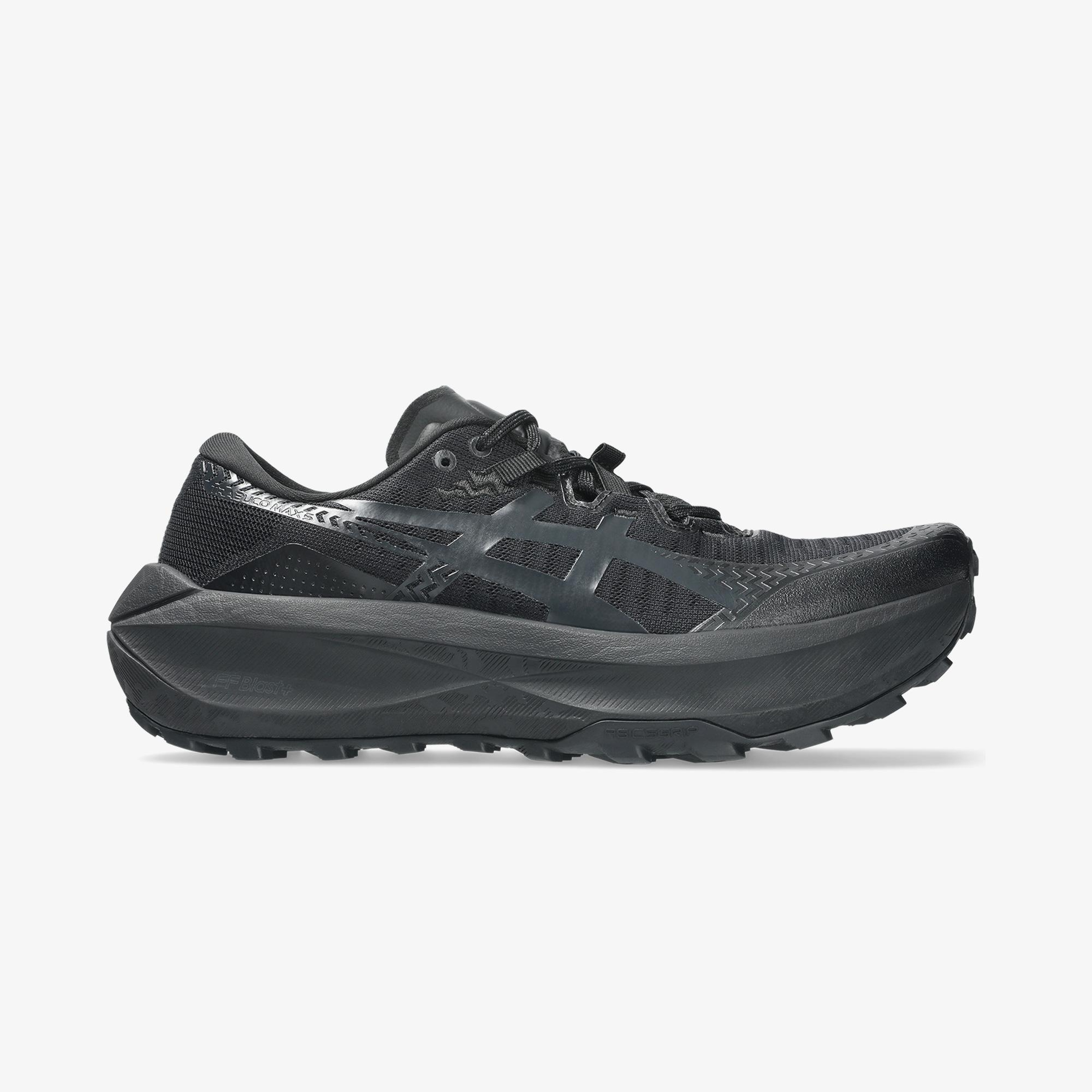 Asics Trabuco Max 5 Erkek Siyah Arazi Koşu Ayakkabısı