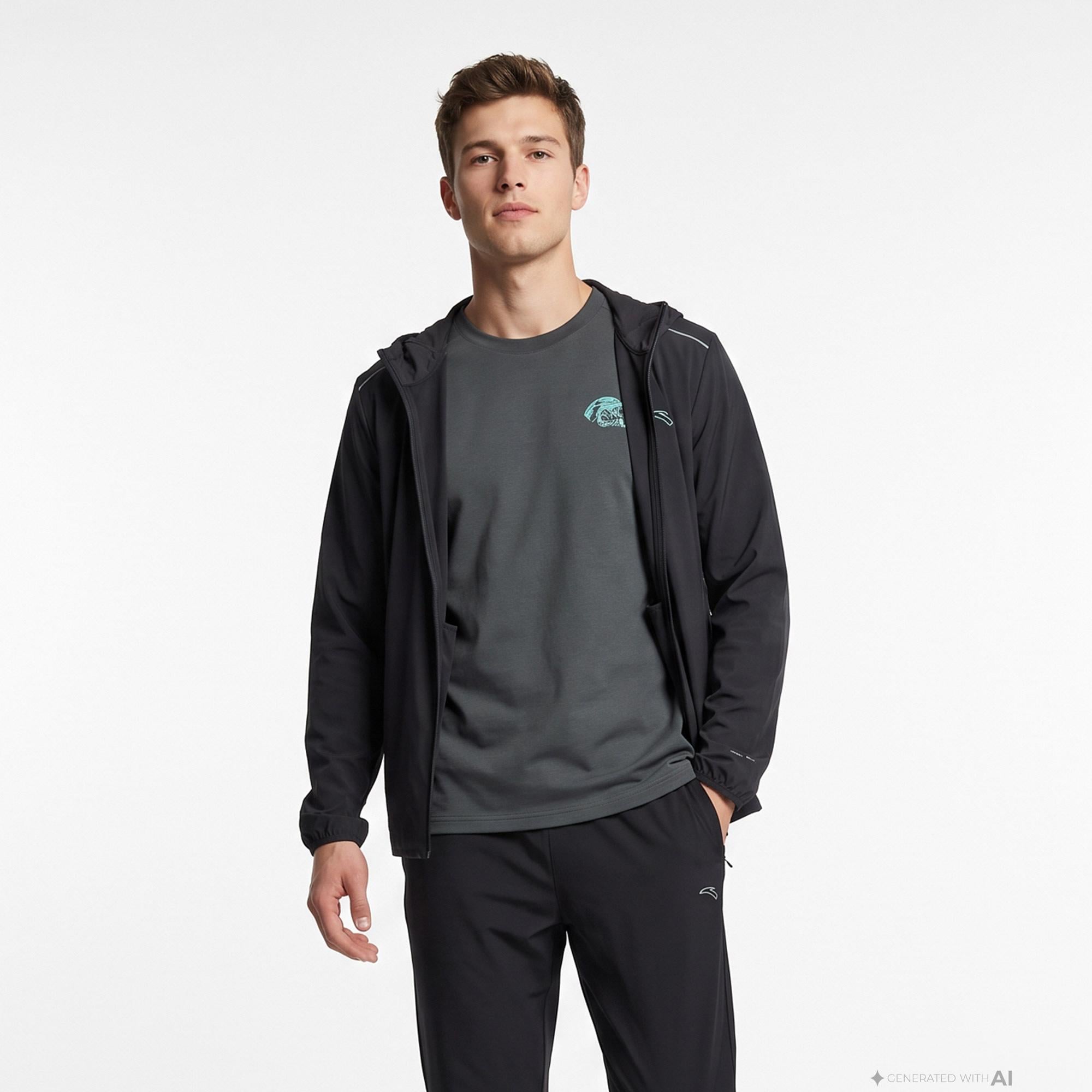 Anta Advanced Running Erkek Siyah Sweatshirt