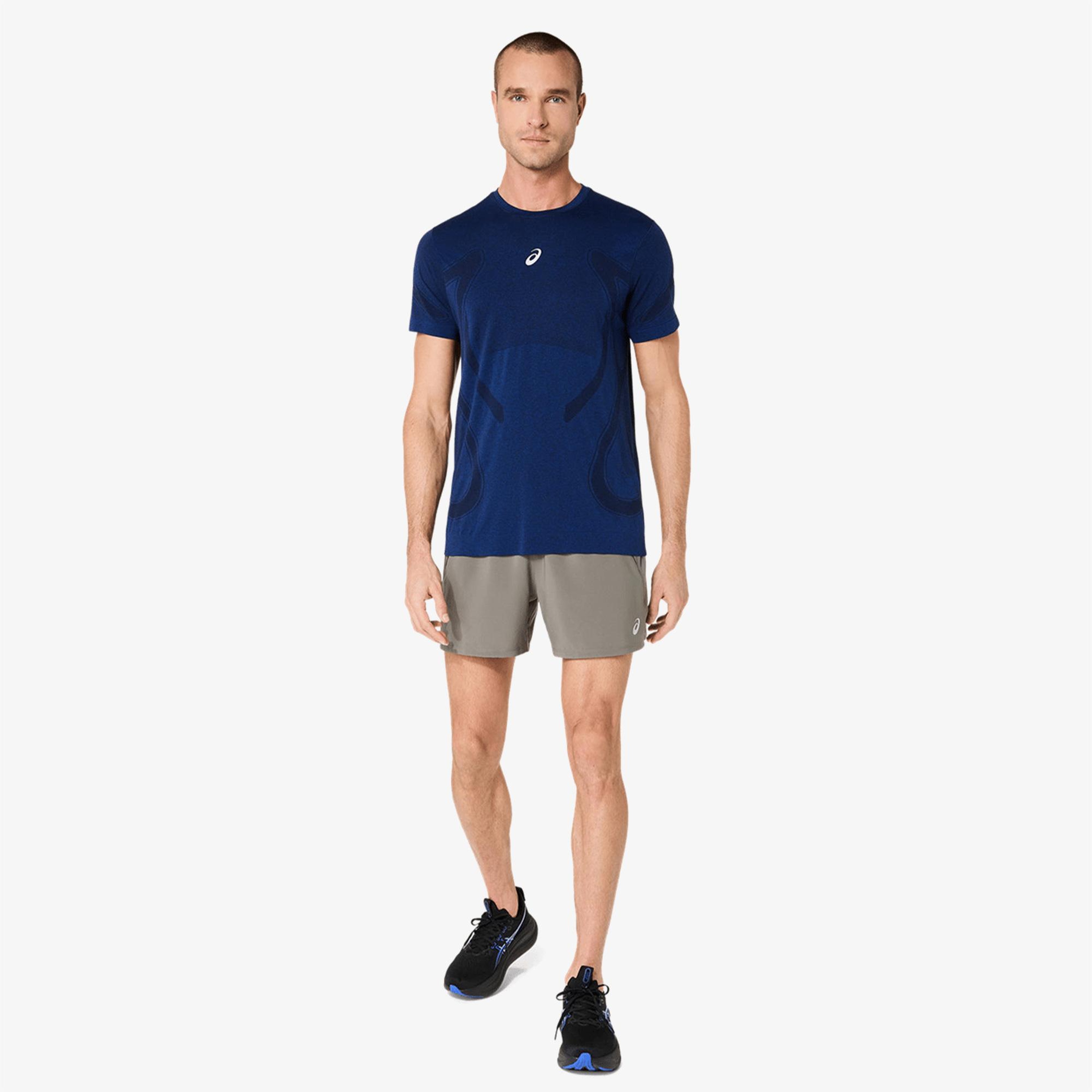 Asics Road 5in Short Erkek Gri Şort
