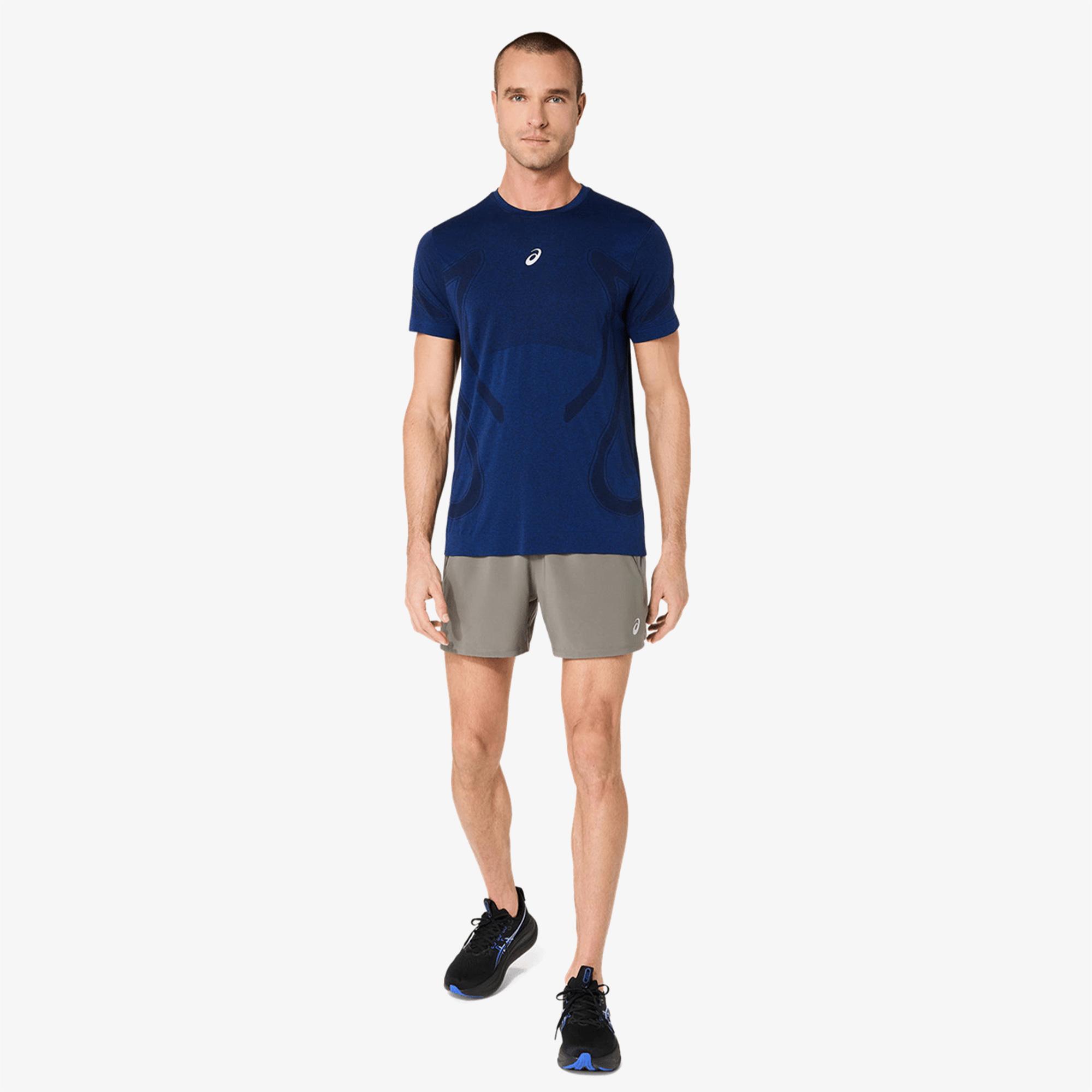 Asics Road 5in Short Erkek Gri Şort