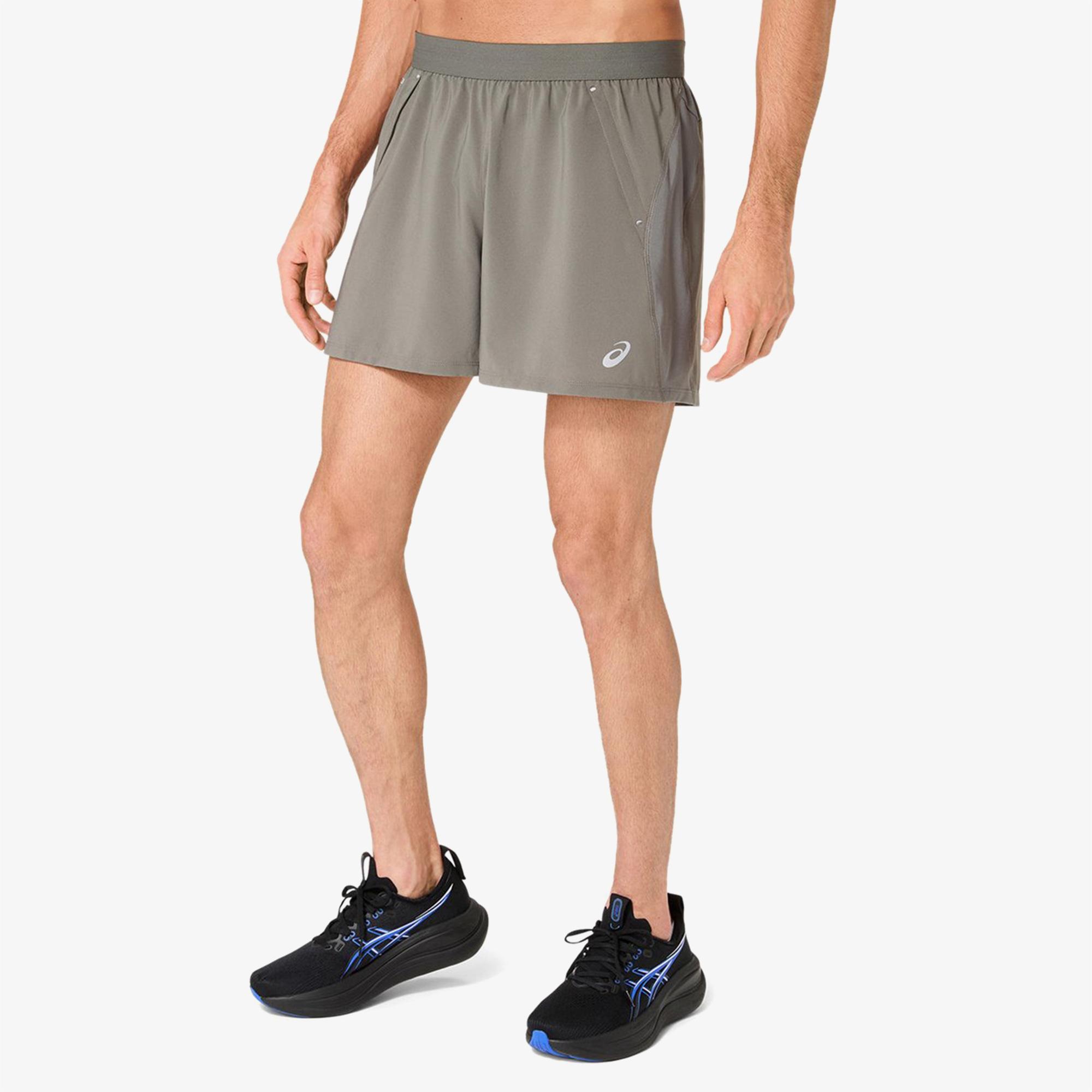 Asics Road 5in Short Erkek Gri Şort