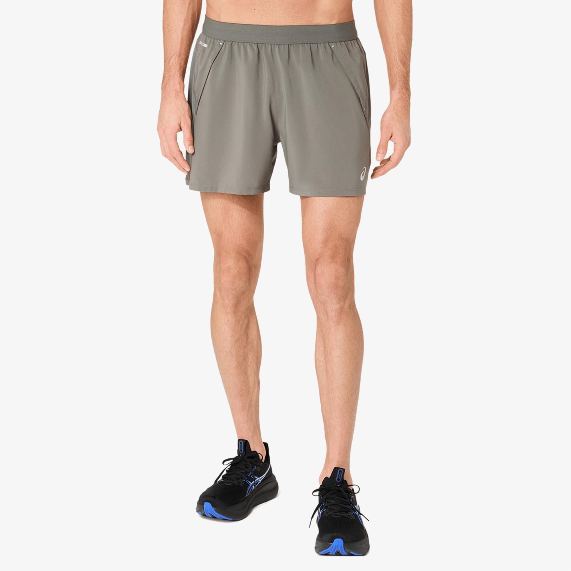 Asics Road 5in Short Erkek Gri Şort