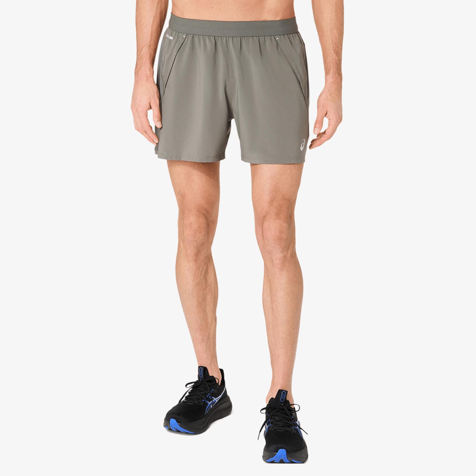 Asics Road 5in Short Erkek Gri Şort