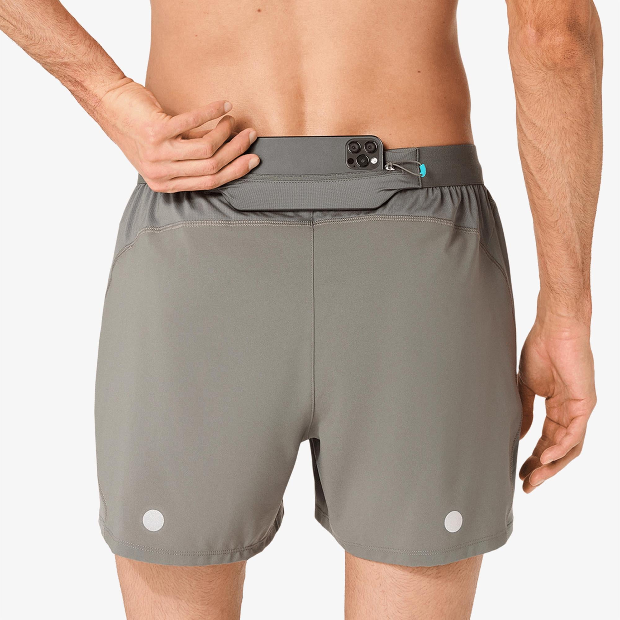 Asics Road 5in Short Erkek Gri Şort