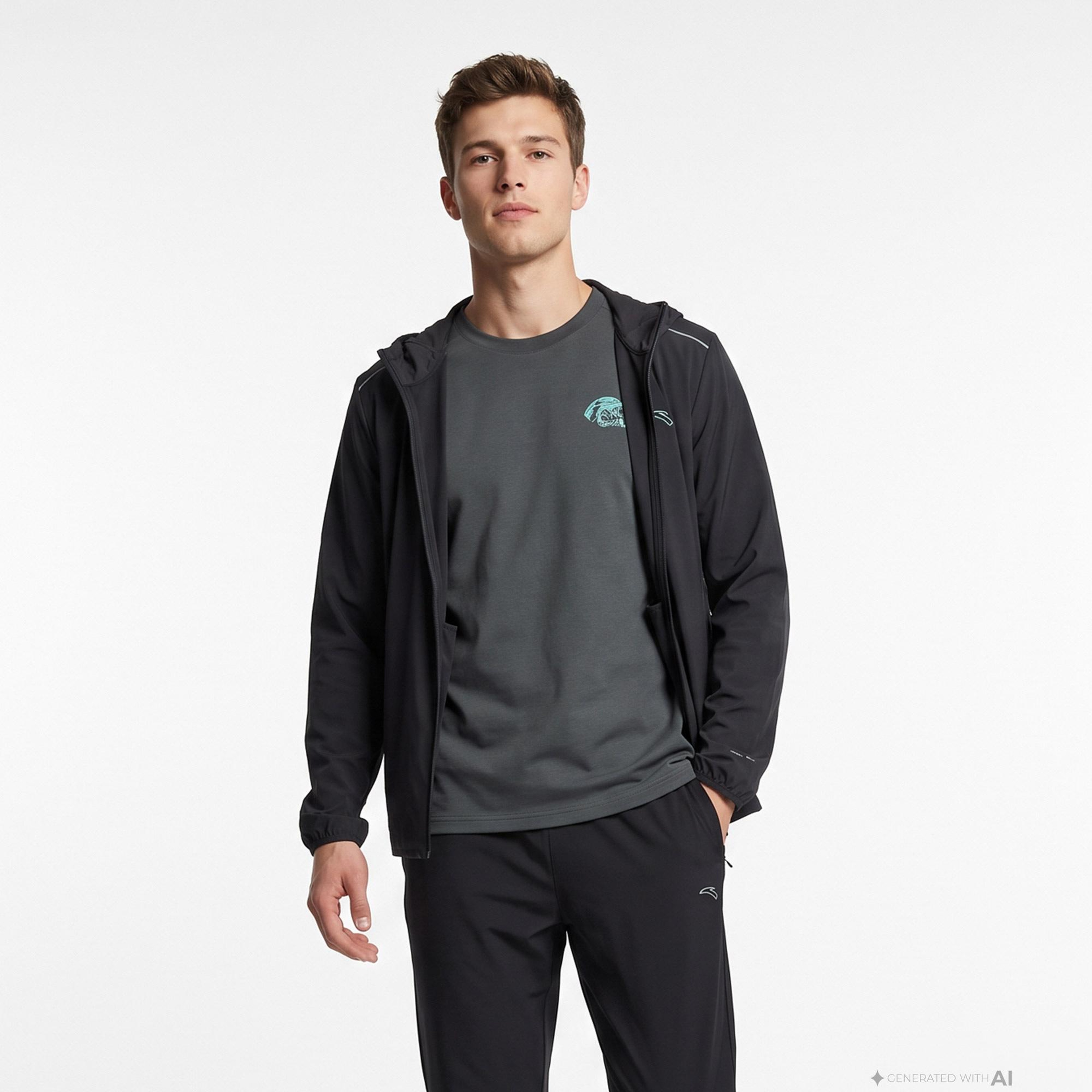 Anta Advanced Running Erkek Siyah Sweatshirt