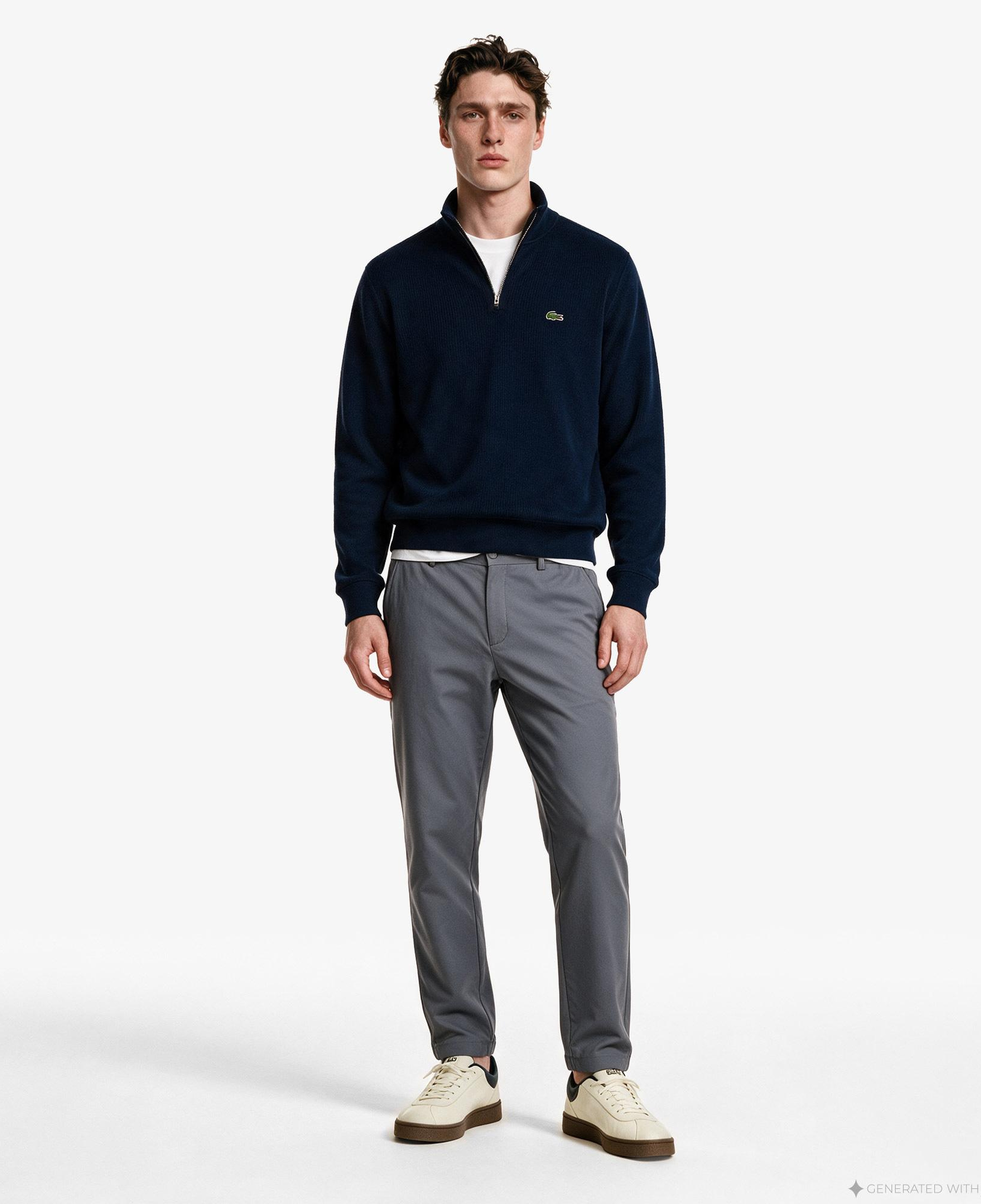 Erkek Slim Fit Gri Pantolon