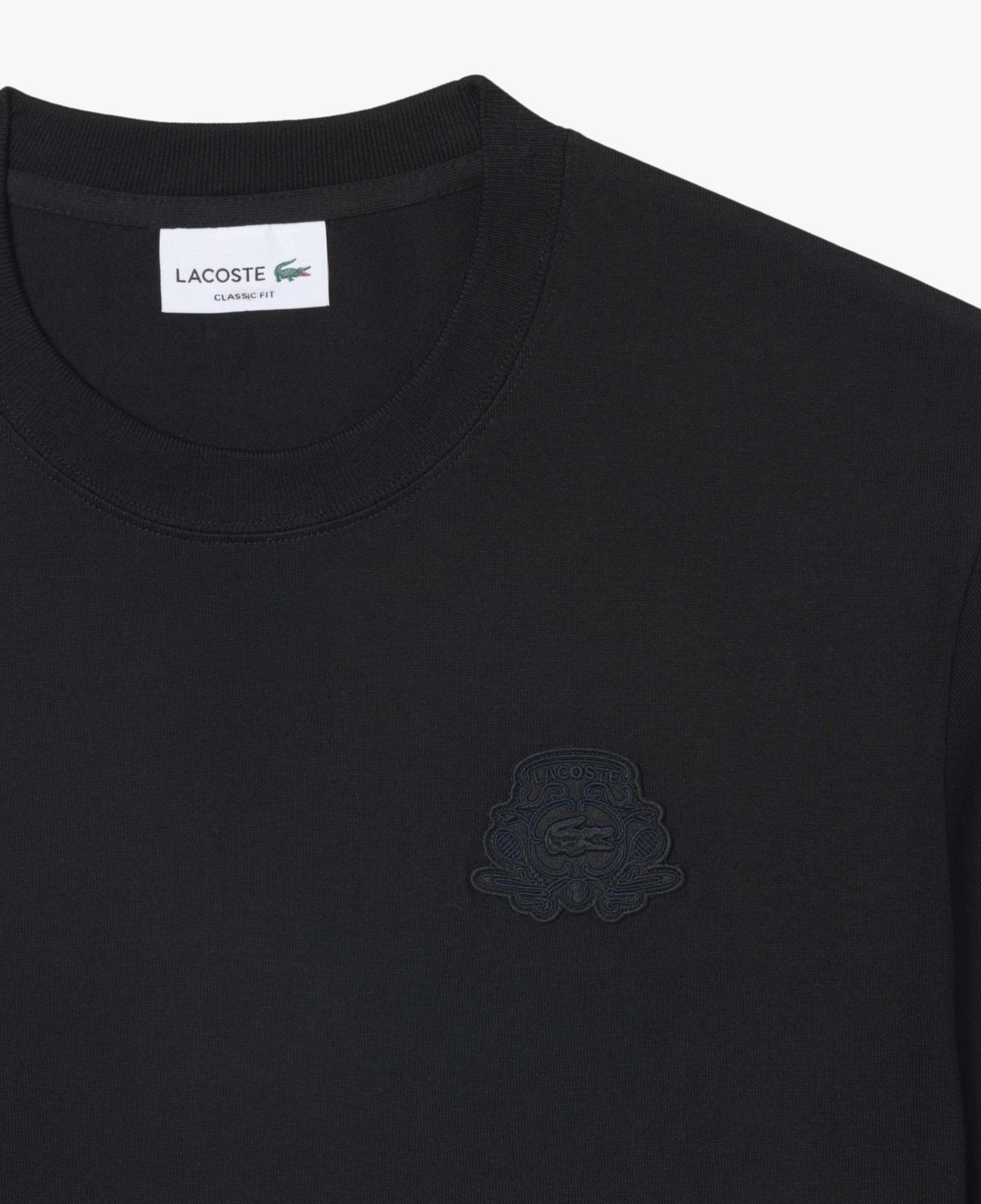 Erkek Classic Fit Bisiklet Yaka Siyah T-Shirt
