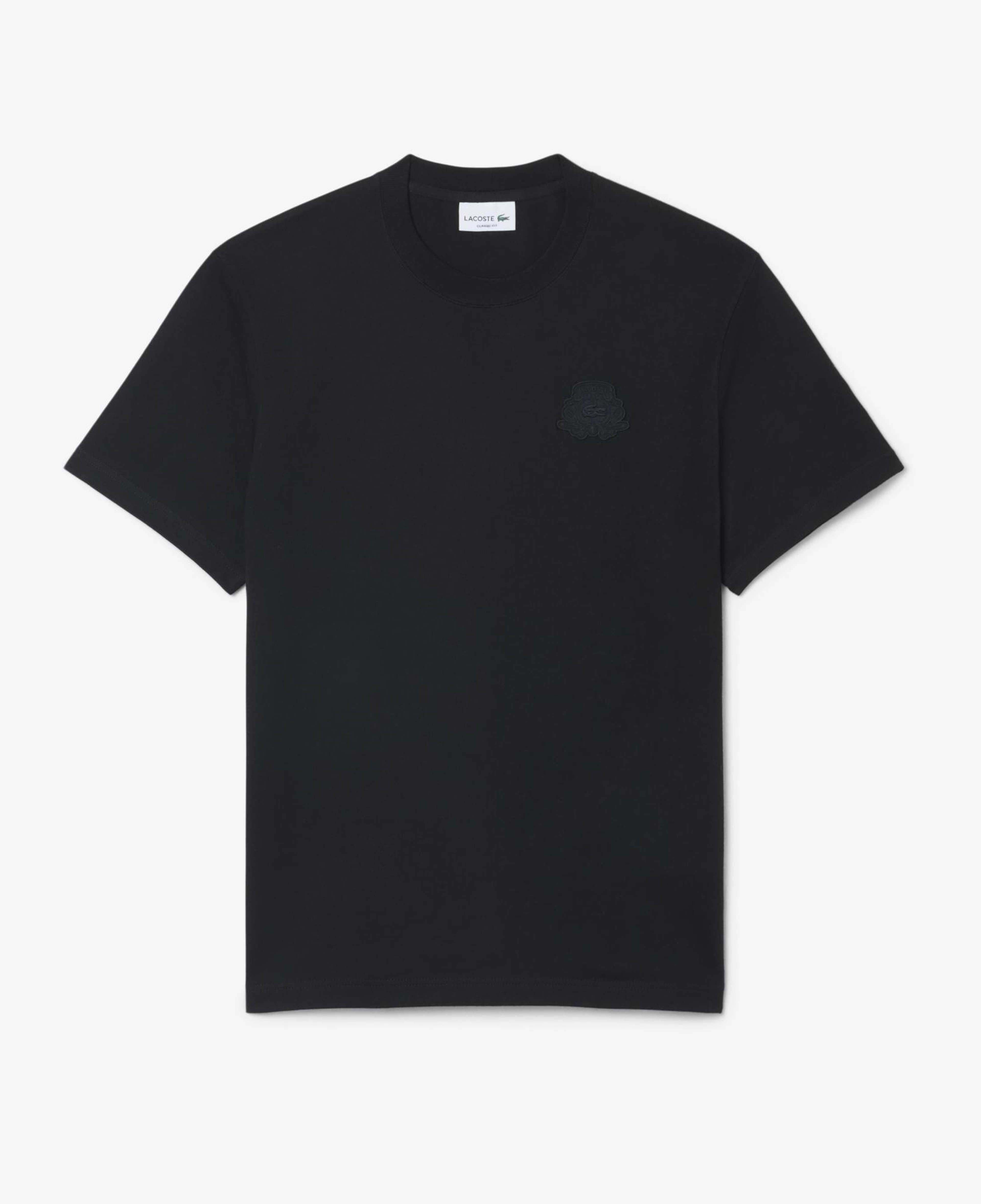 Erkek Classic Fit Bisiklet Yaka Siyah T-Shirt
