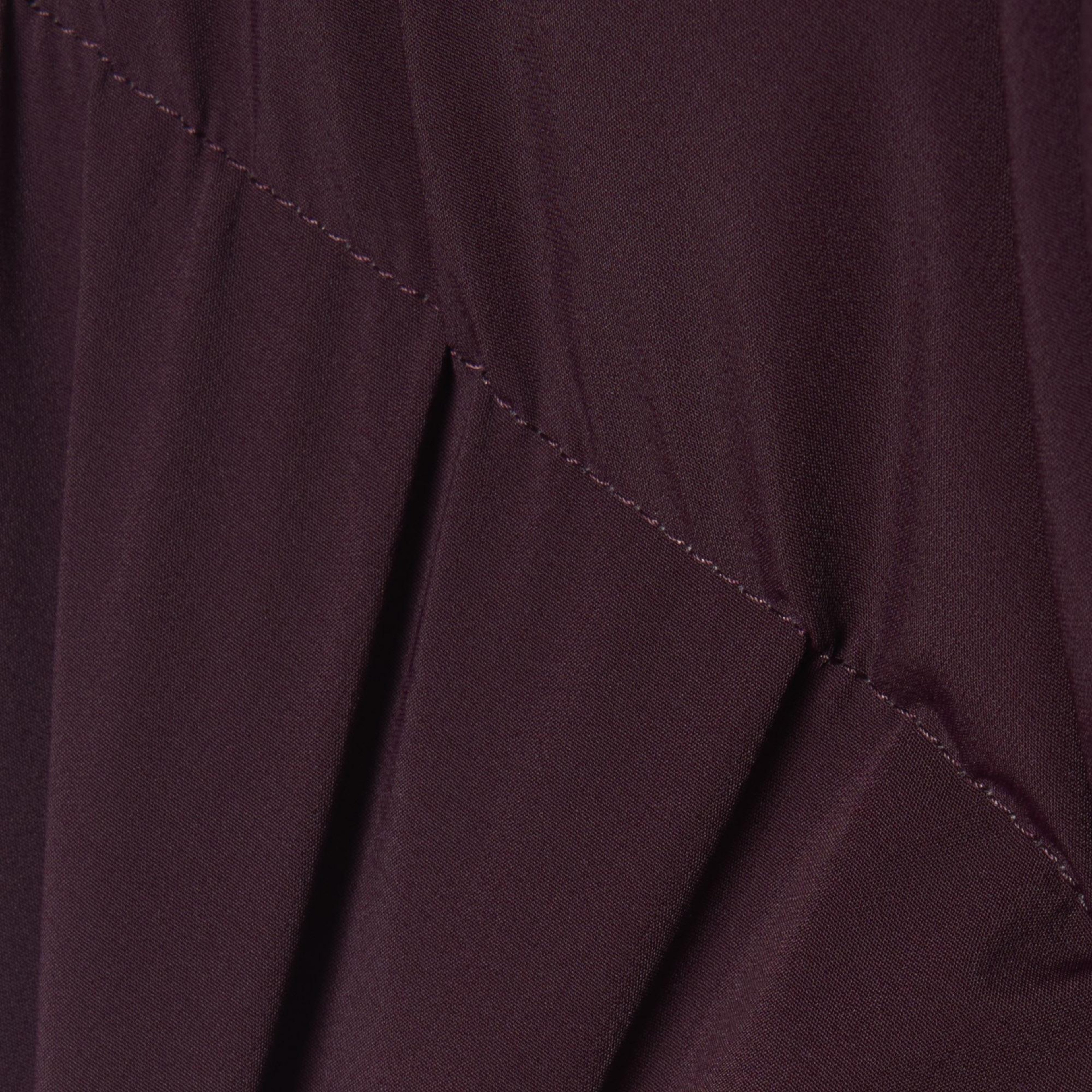 Erkek Relaxed Fit Kapüşonlu Bordo Mont