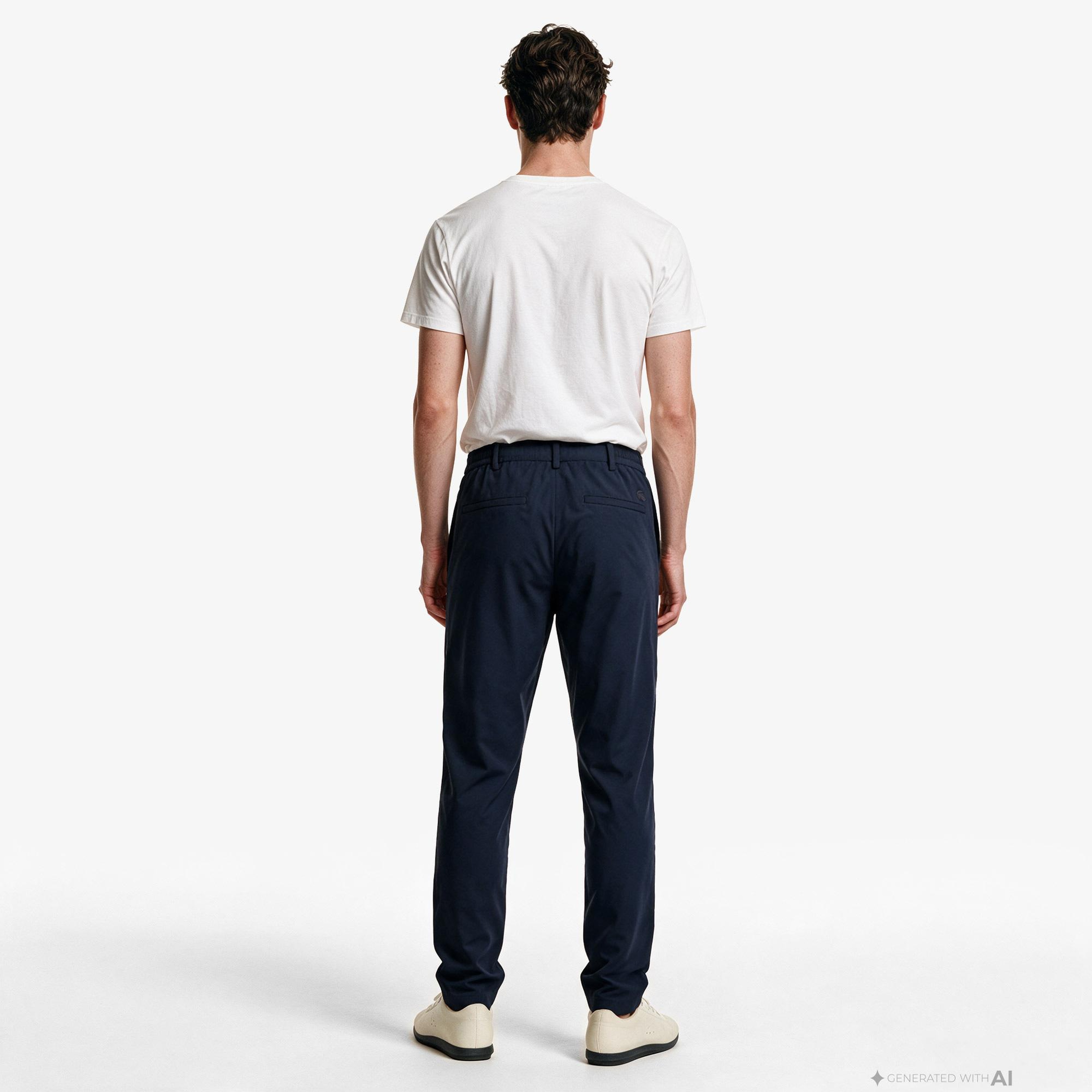 Erkek Slim Fit Lacivert Pantolon