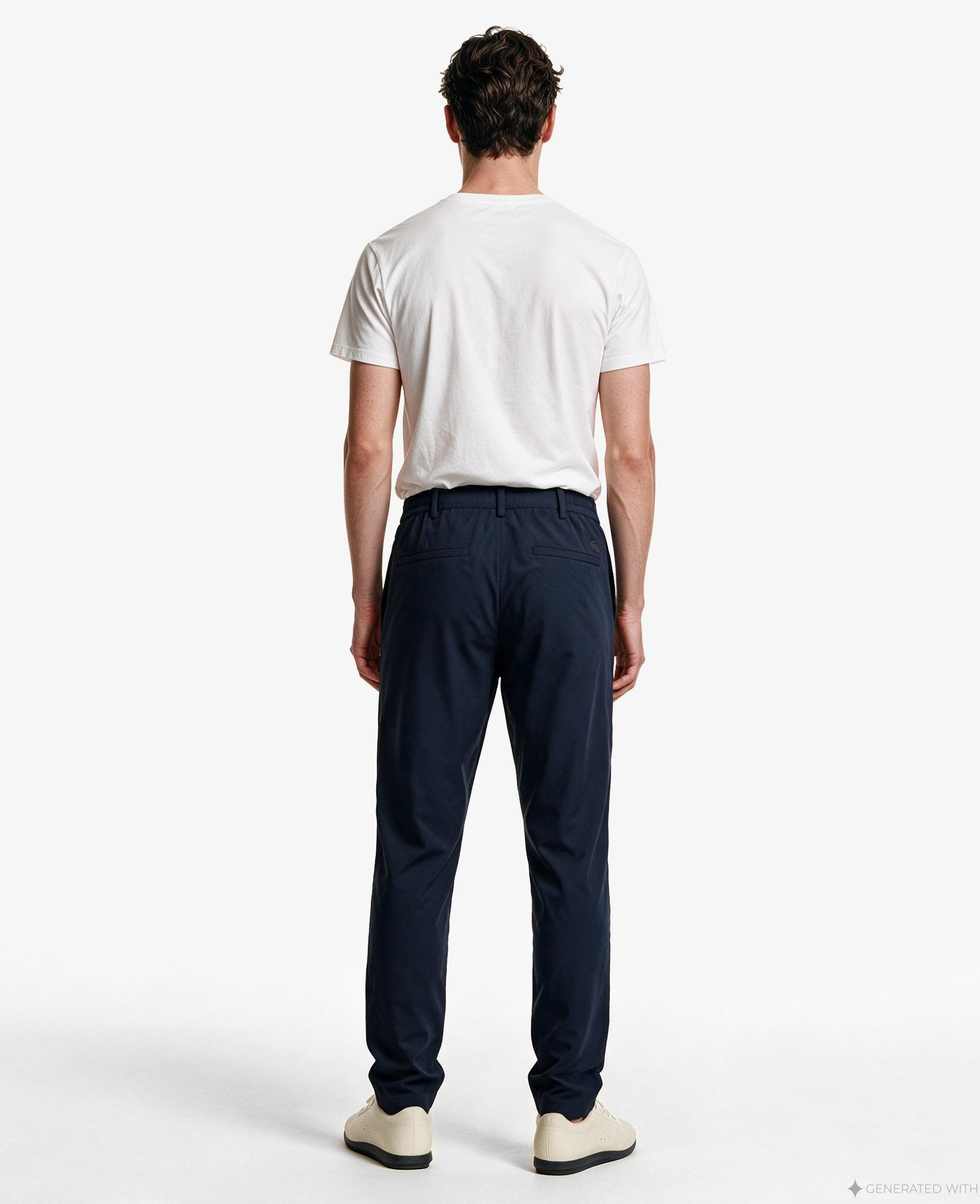 Erkek Slim Fit Lacivert Pantolon