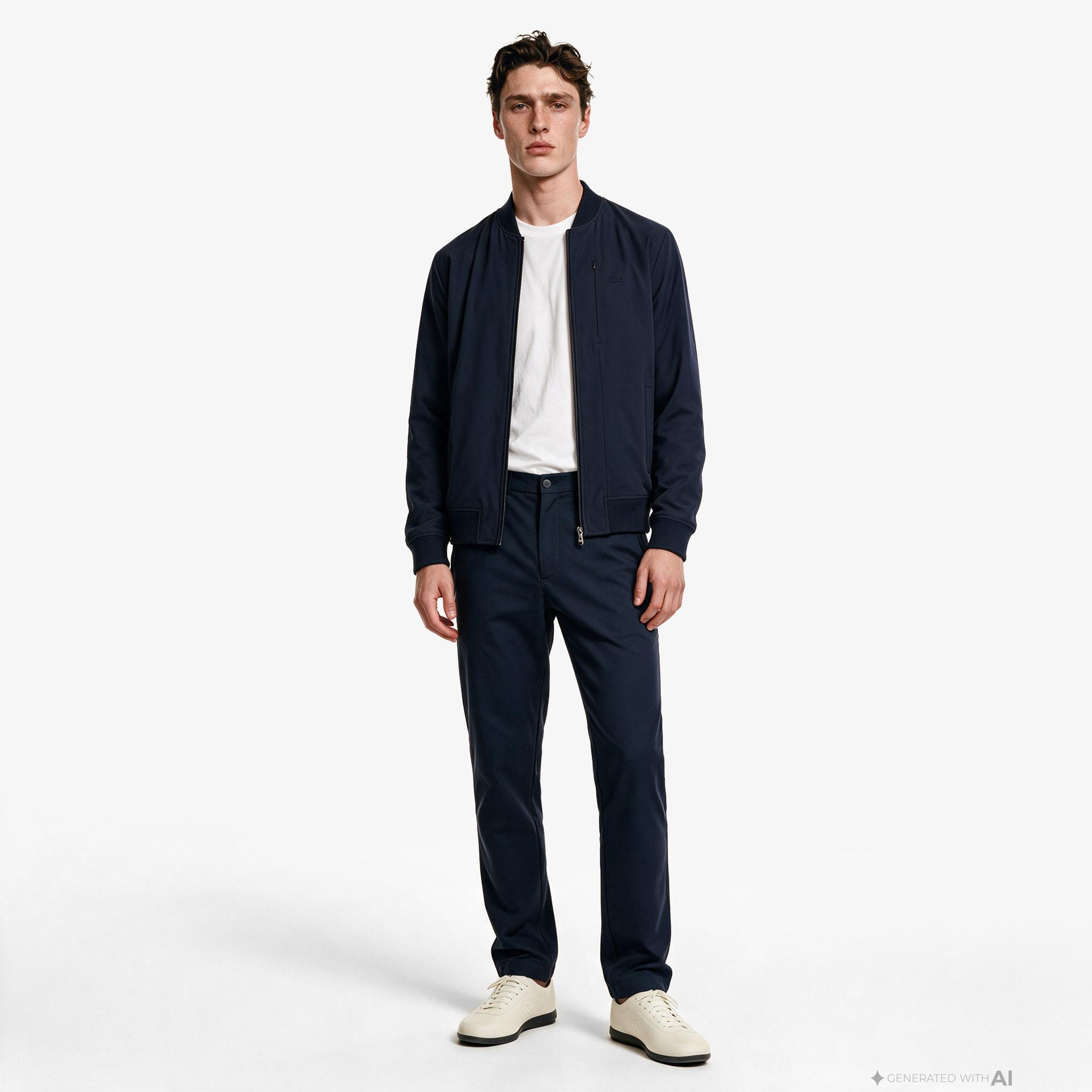 Erkek Slim Fit Lacivert Pantolon