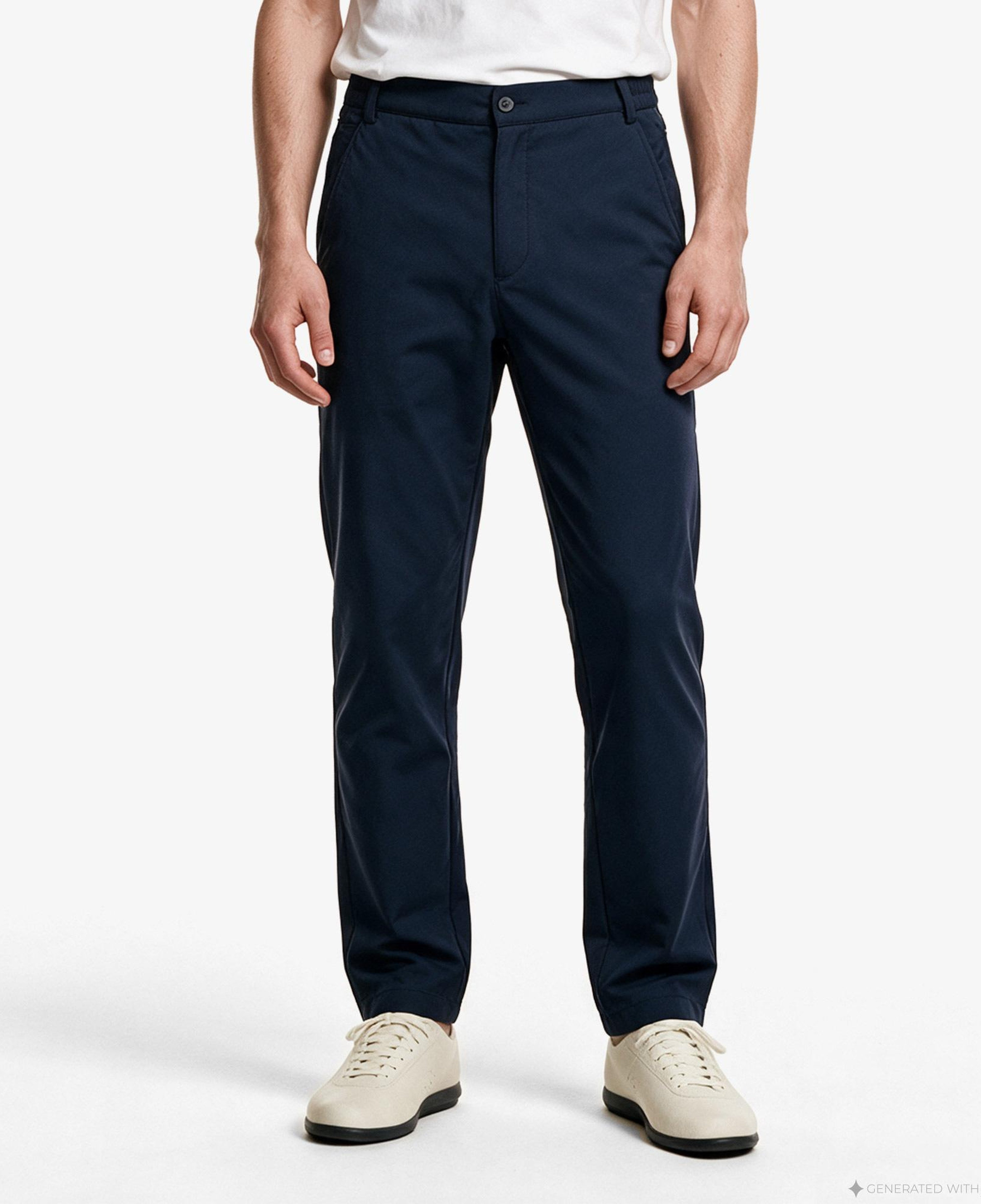 Erkek Slim Fit Lacivert Pantolon