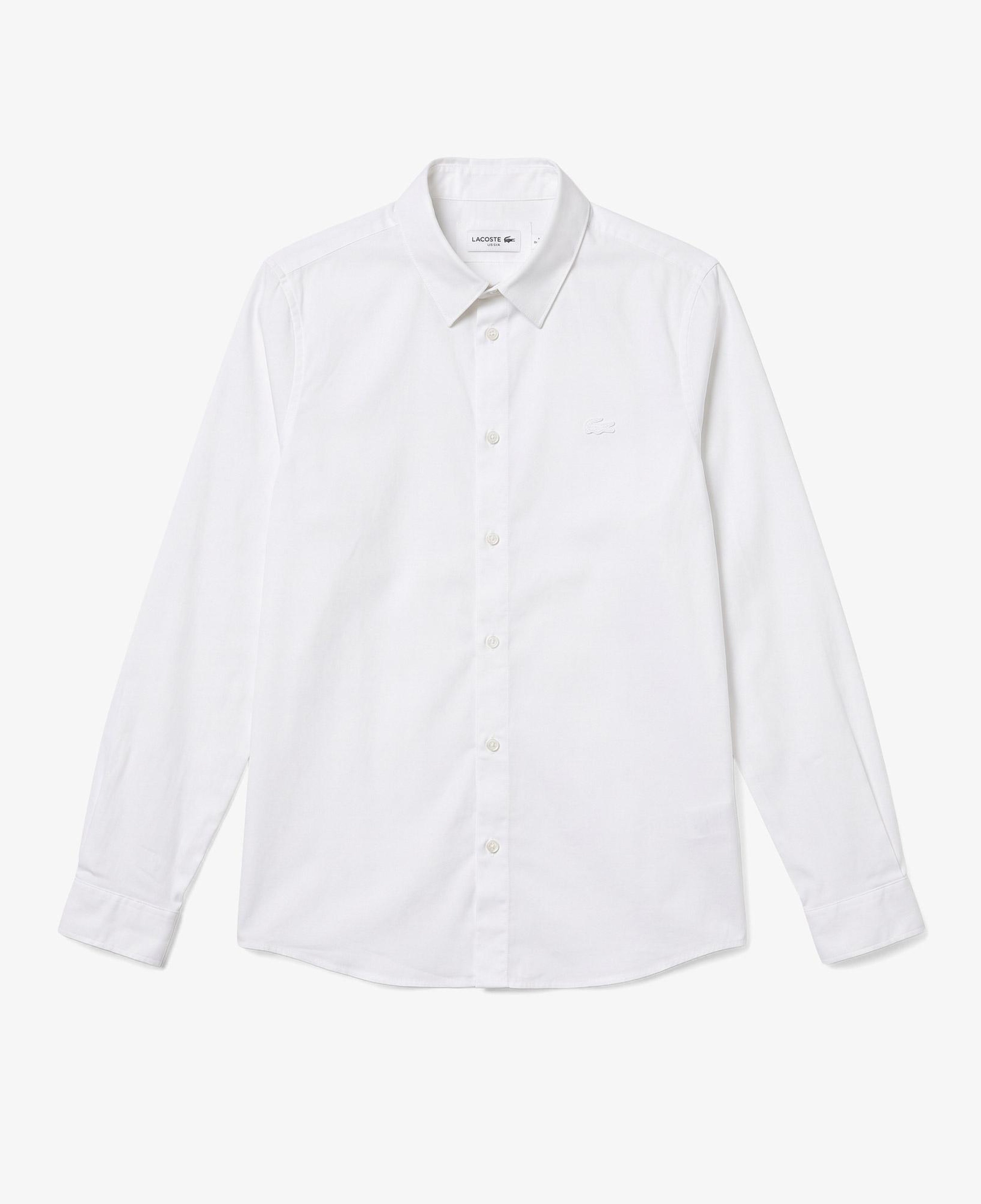 Erkek Slim Fit Beyaz Gömlek