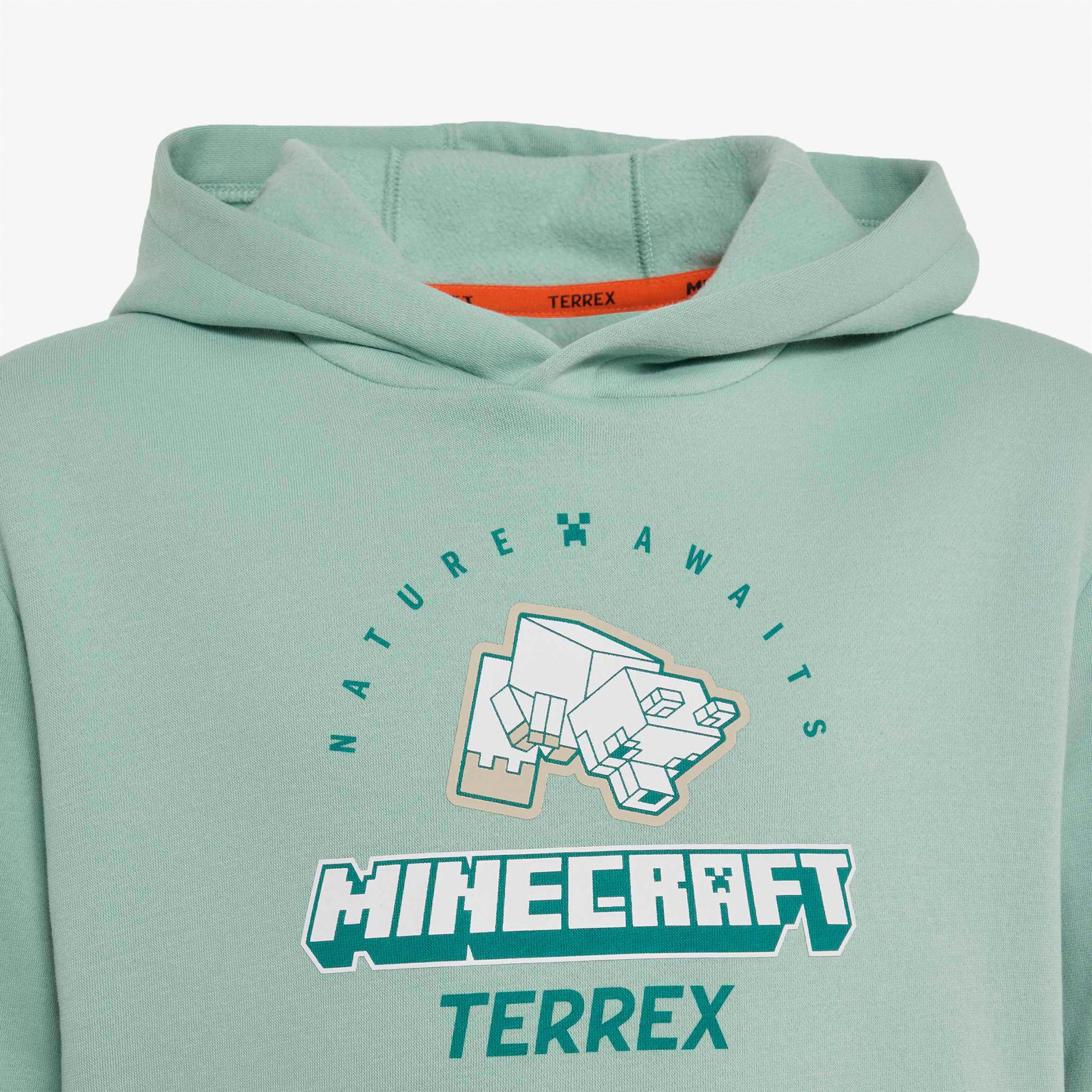 adidas K Minecraft Mt Çocuk Yeşil Sweatshirt