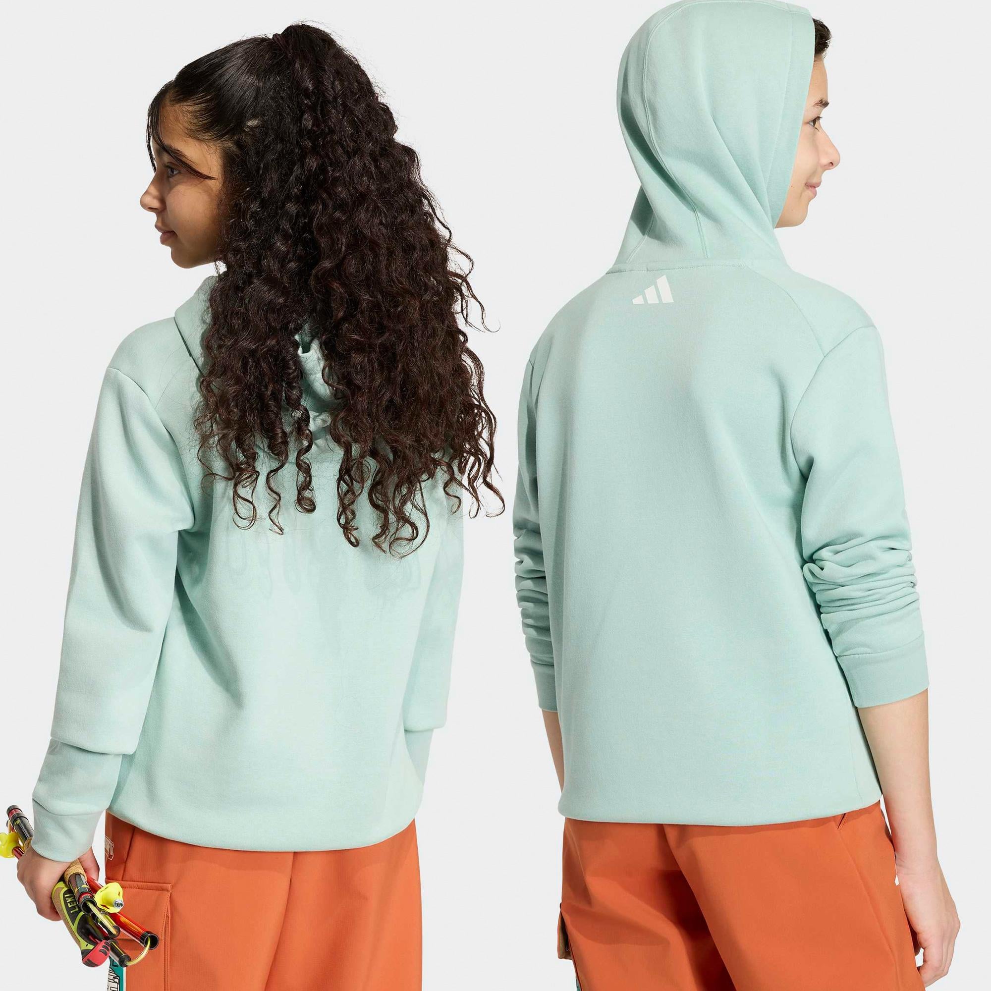 adidas K Minecraft Mt Çocuk Yeşil Sweatshirt