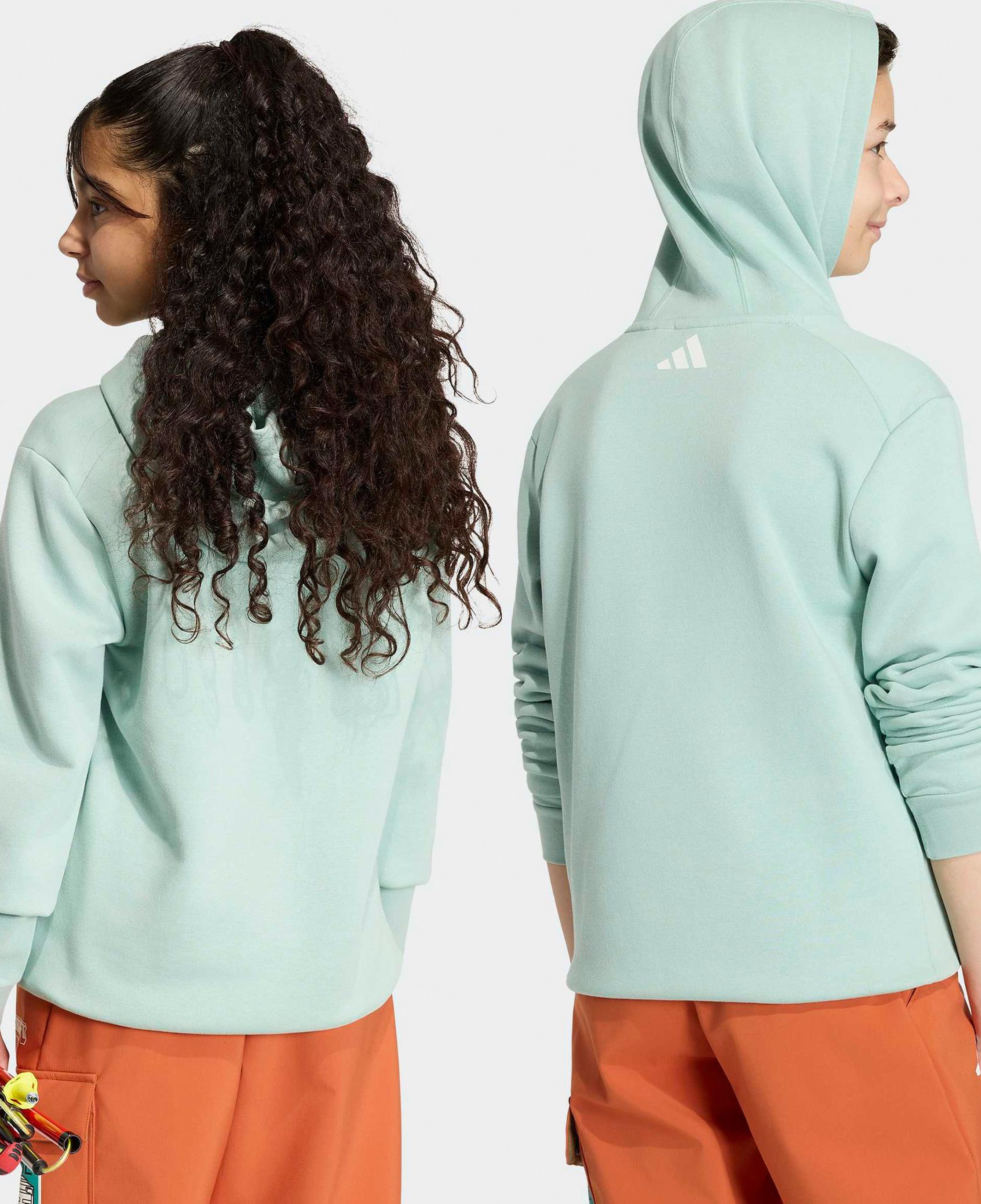 adidas K Minecraft Mt Çocuk Yeşil Sweatshirt