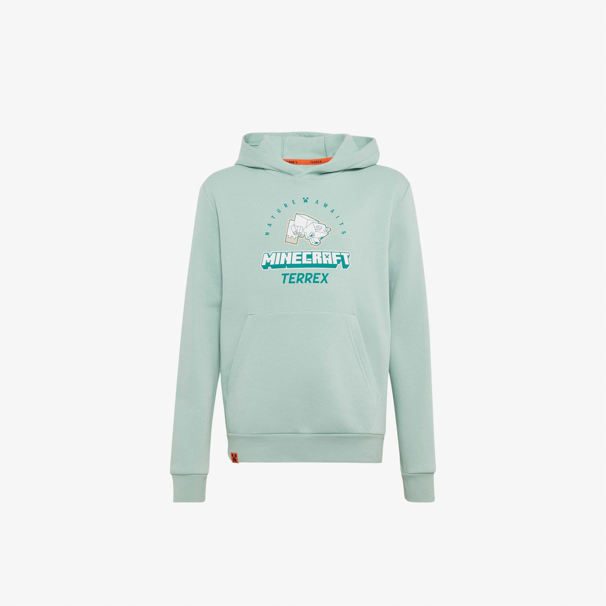 adidas K Minecraft Mt Çocuk Yeşil Sweatshirt