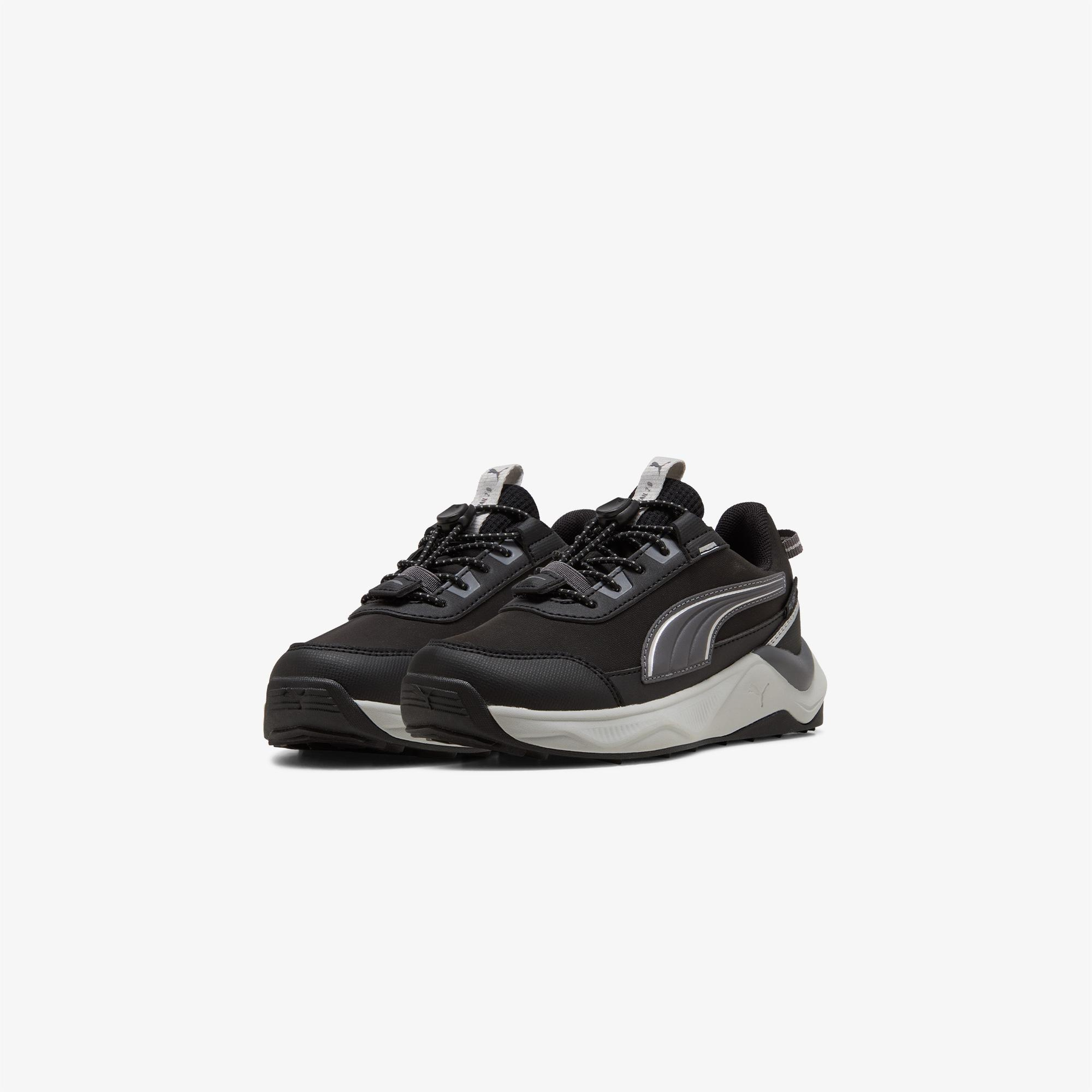 Puma Evolve2.0 Trailpuretex Lo Çocuk Siyah Spor Ayakkabı