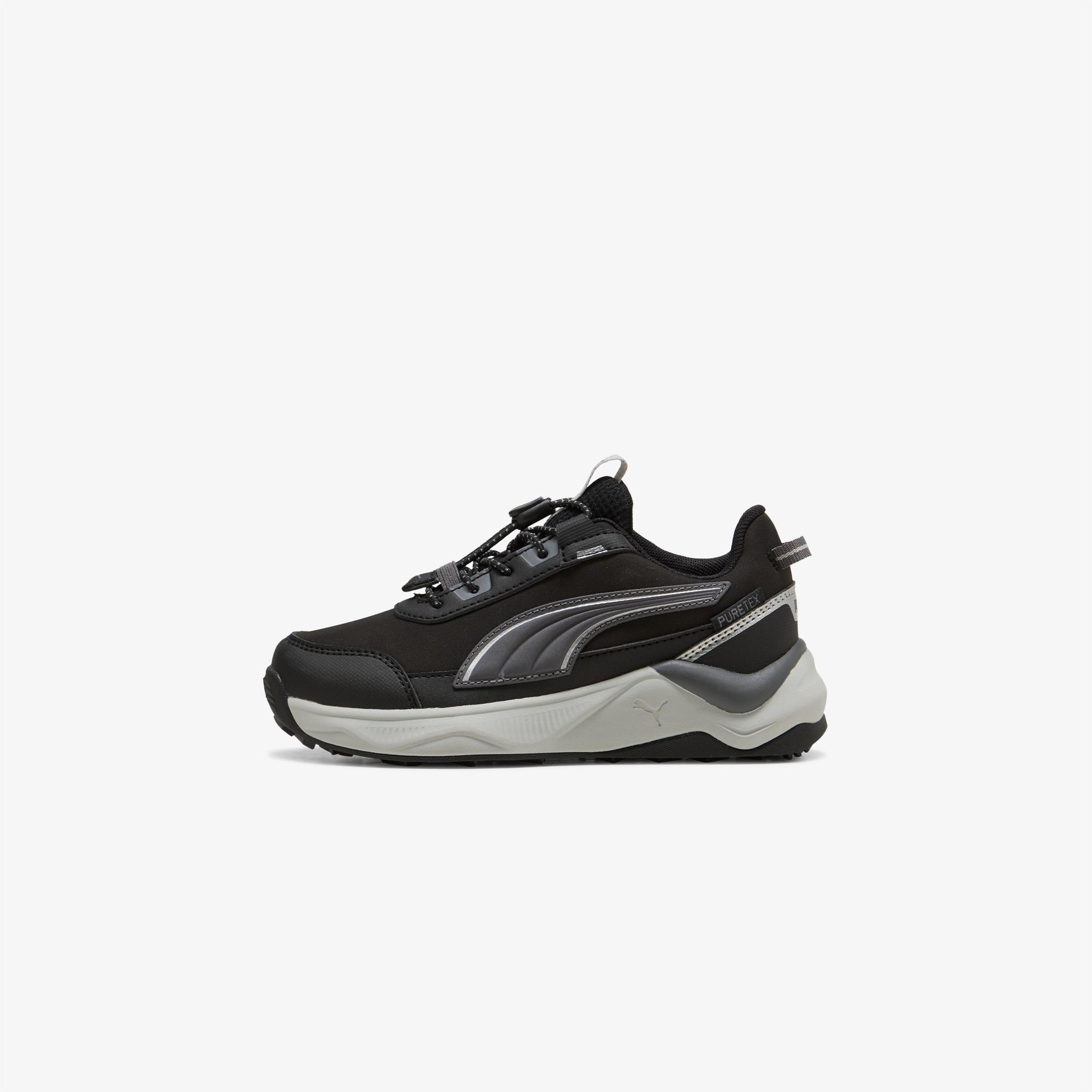 Puma Evolve2.0 Trailpuretex Lo Çocuk Siyah Spor Ayakkabı