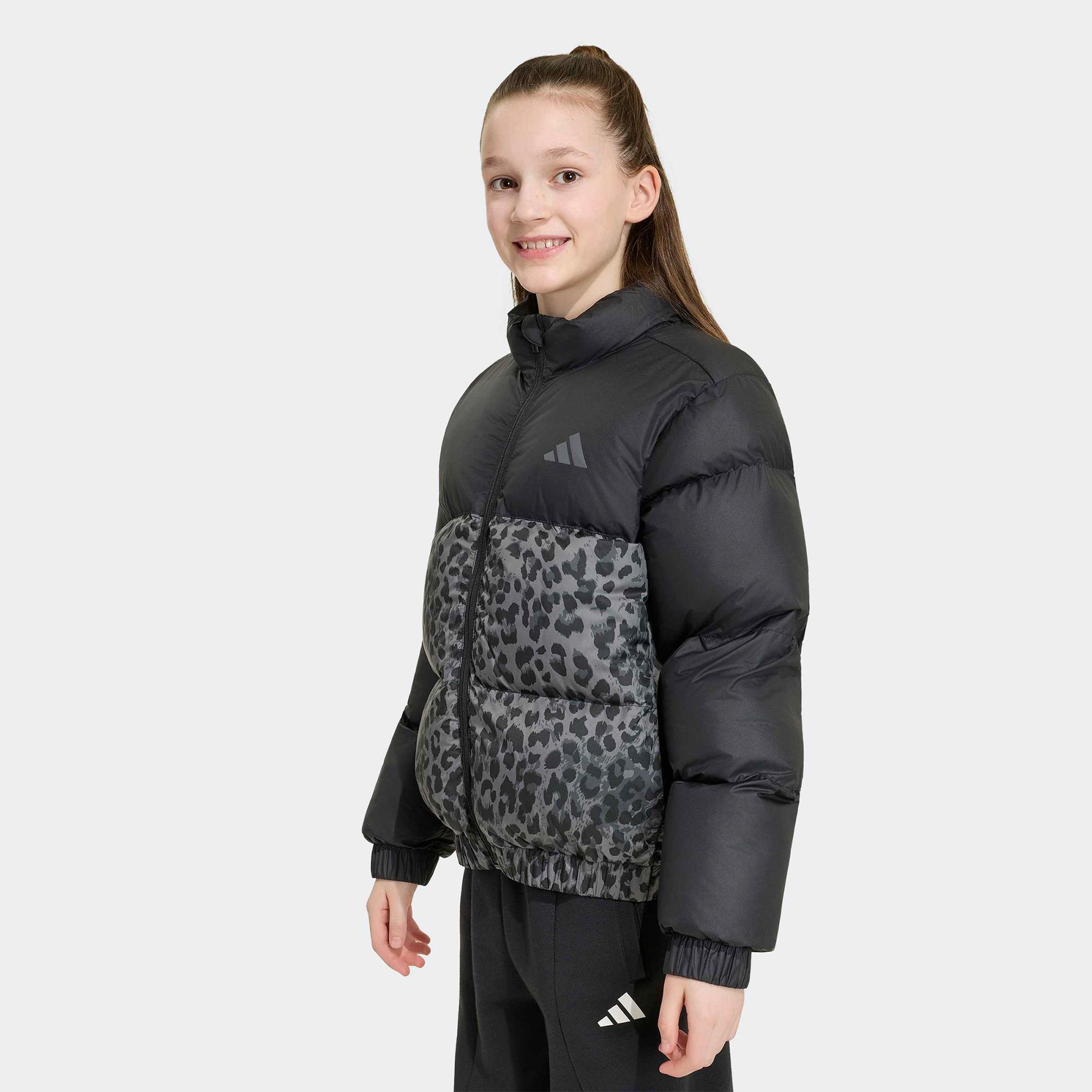 adidas Jg Sd All Over Print Çocuk Siyah Ceket