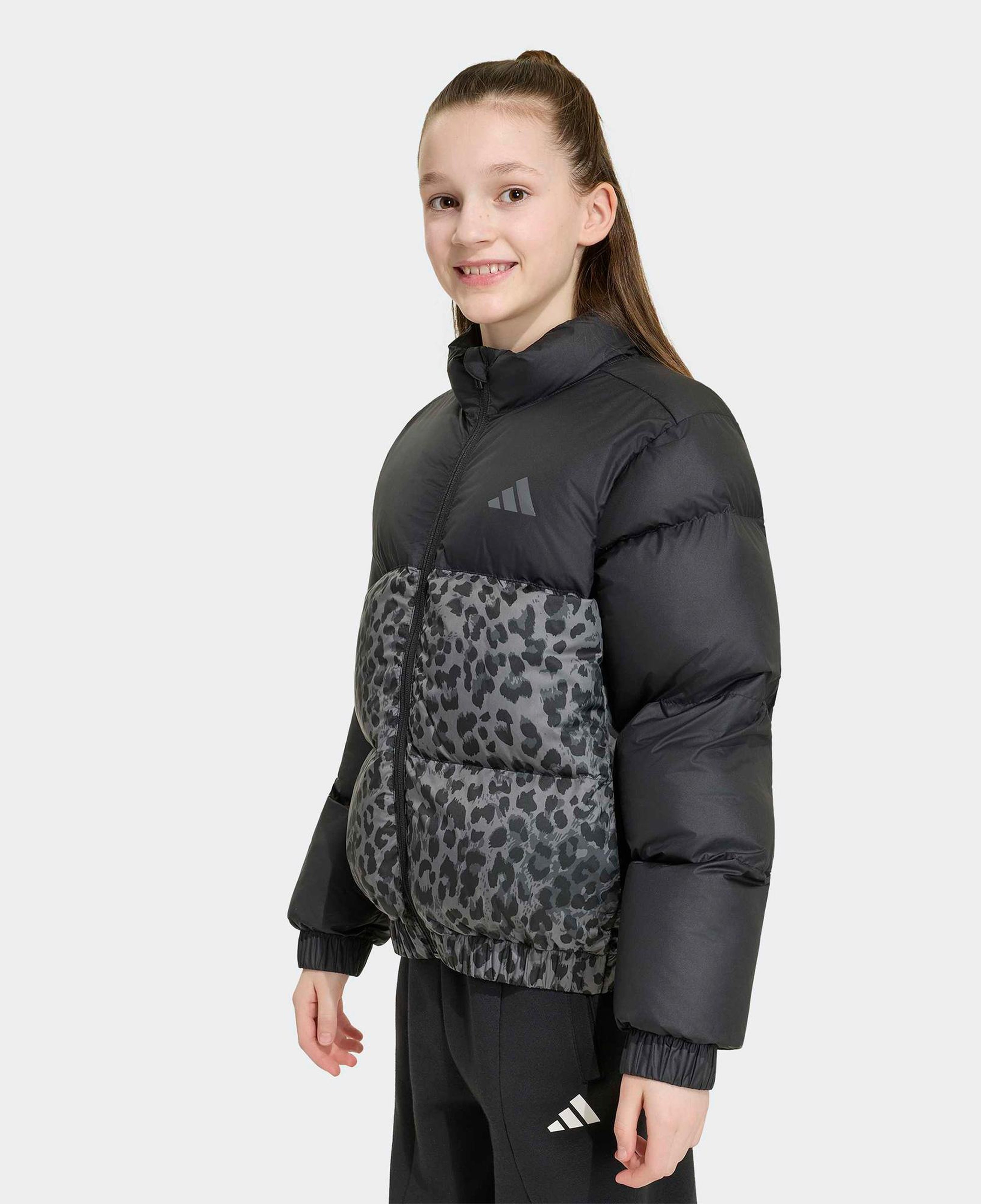 adidas Jg Sd All Over Print Çocuk Siyah Ceket
