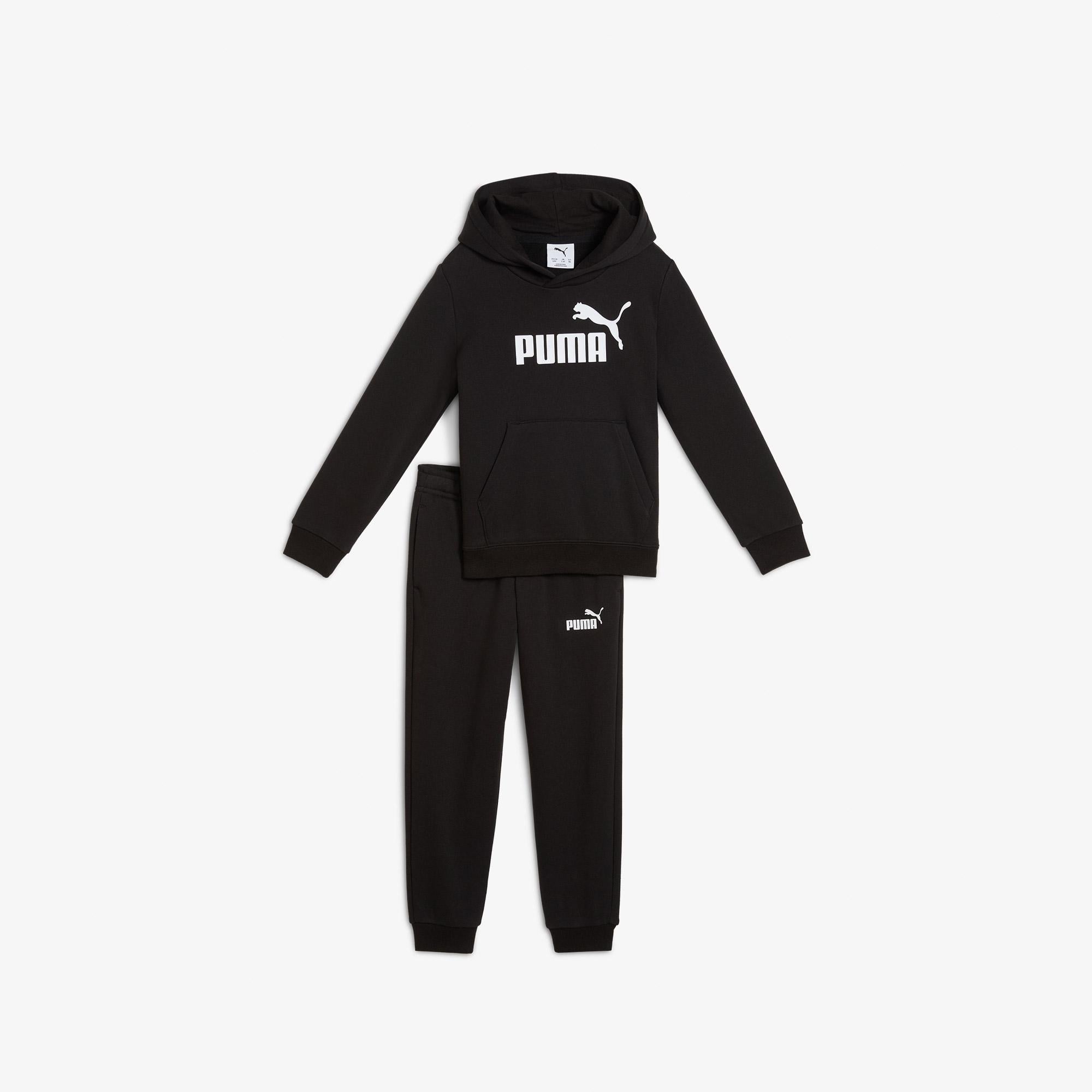 Puma Essential No.1 Logo Çocuk Siyah Eşofman Takımı