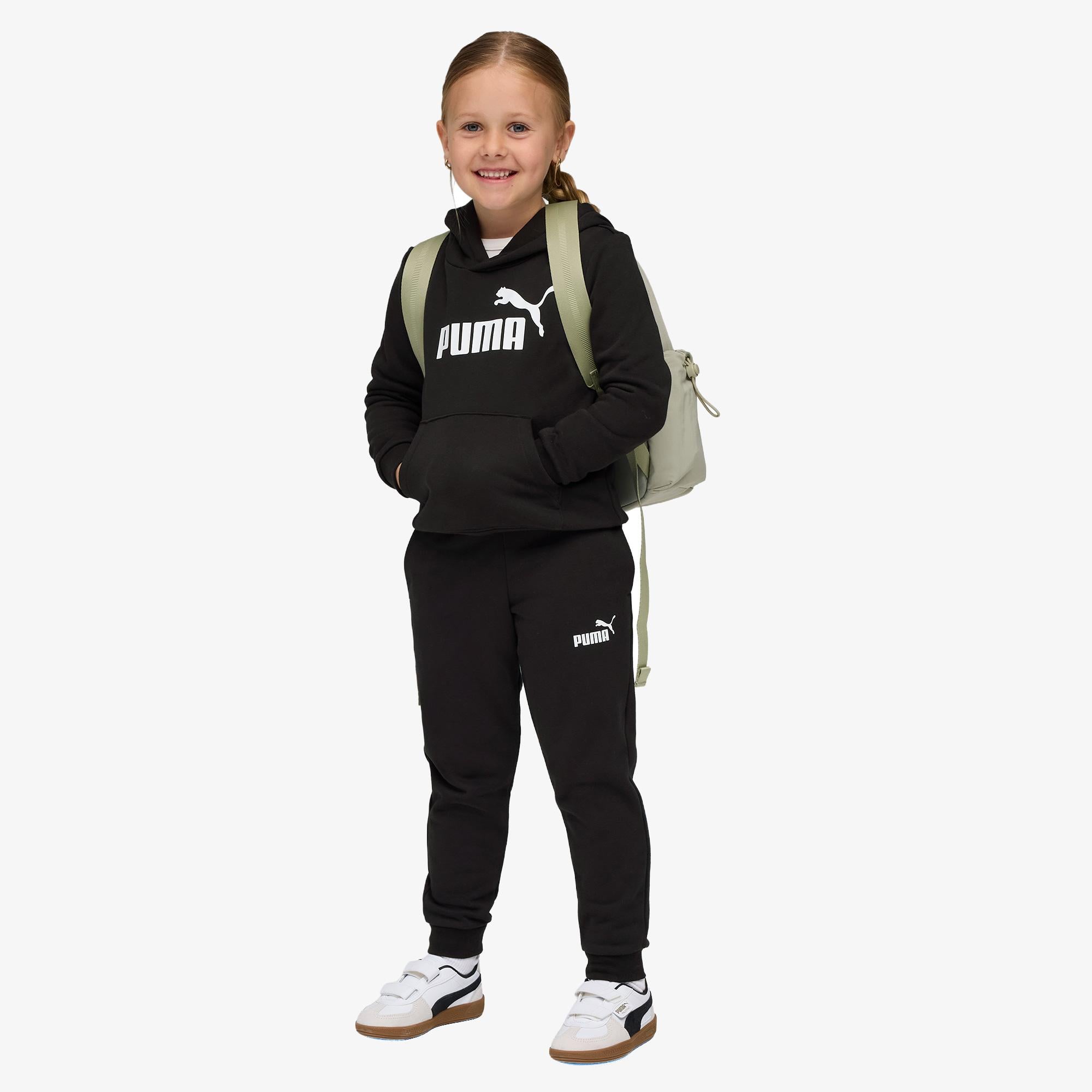 Puma Essential No.1 Logo Çocuk Siyah Eşofman Takımı