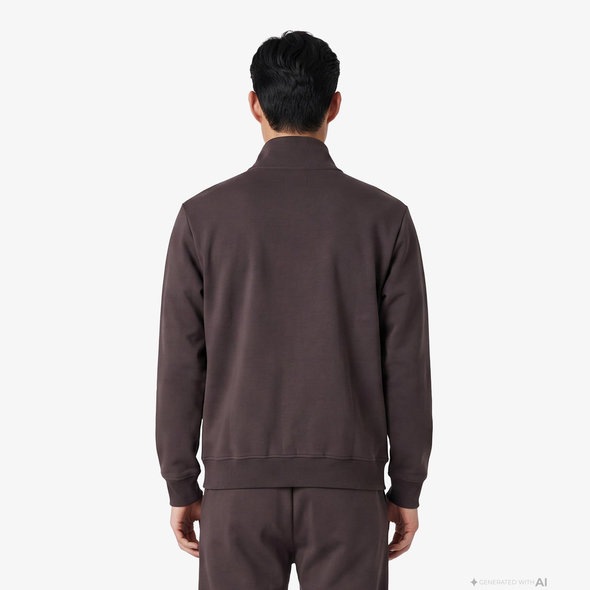 UNITED4 Regular Fit Erkek Kahverengi Sweatshirt
